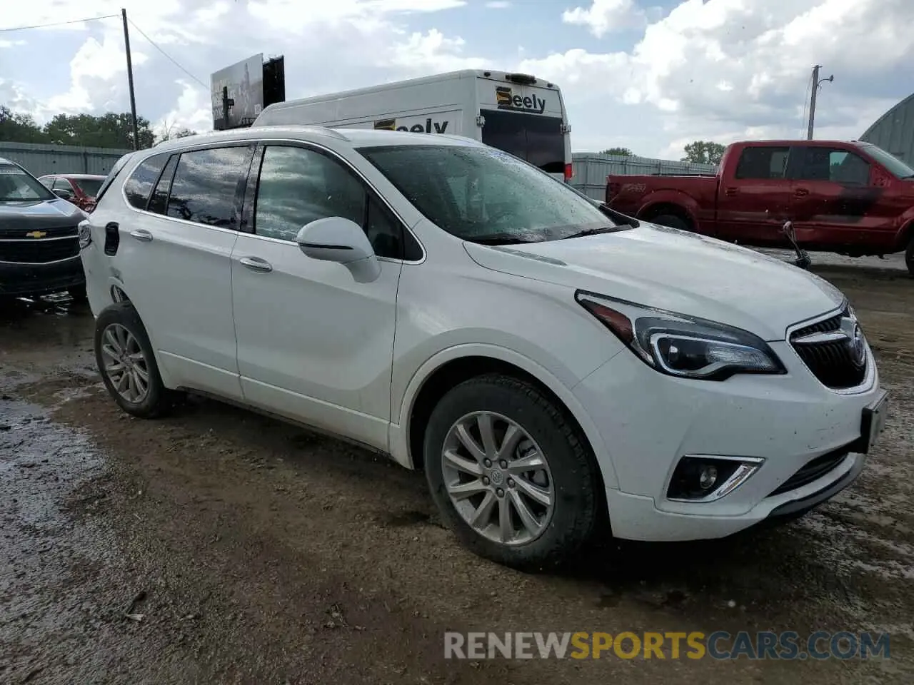 4 fotografías del automóvil dañado LRBFX2SA2LD017563 BUICK ENVISION 2020