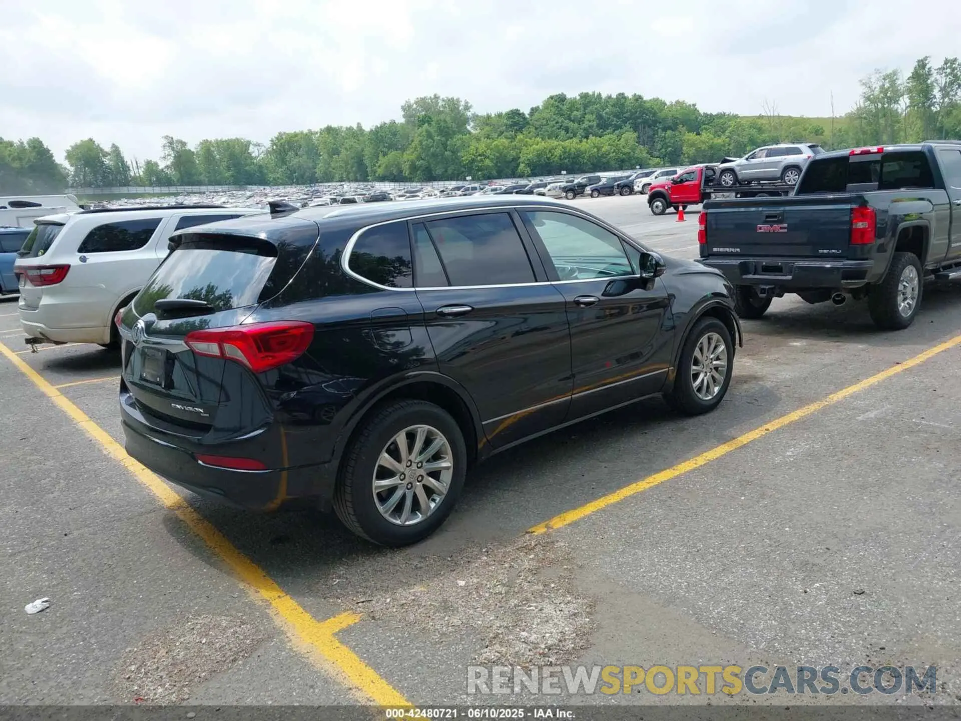 4 fotografías del automóvil dañado LRBFX2SA2LD067928 BUICK ENVISION 2020