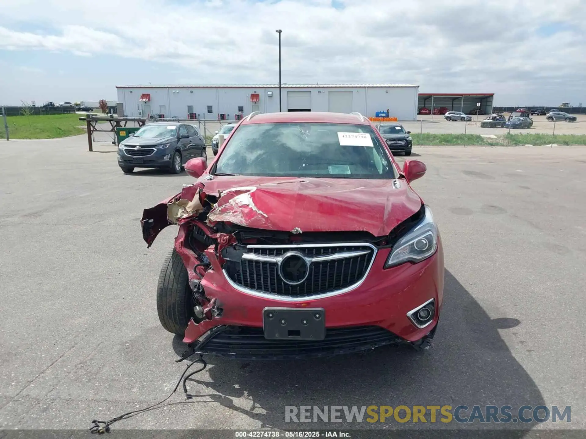 13 fotografías del automóvil dañado LRBFX2SA5LD049861 BUICK ENVISION 2020