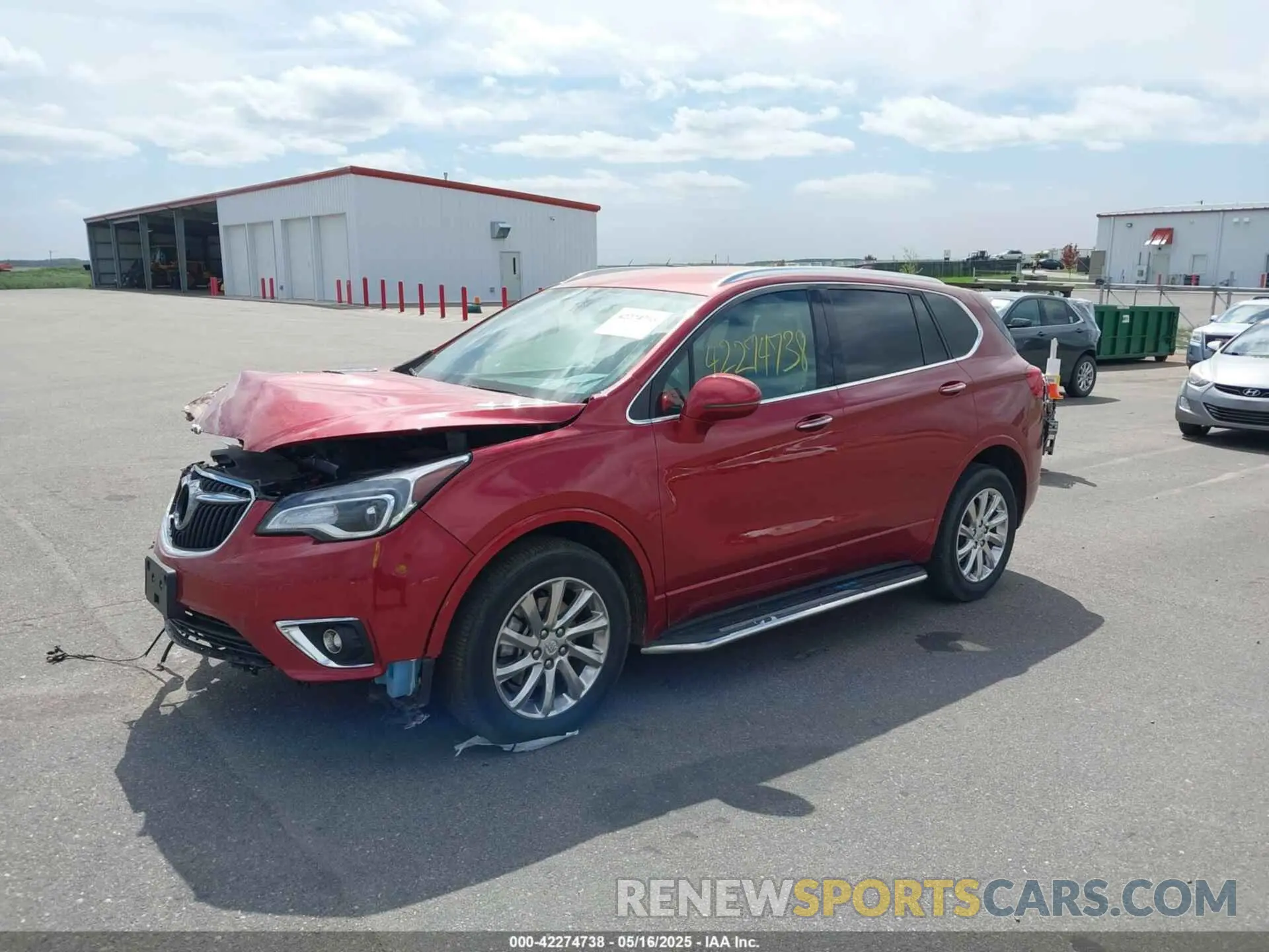 2 fotografías del automóvil dañado LRBFX2SA5LD049861 BUICK ENVISION 2020