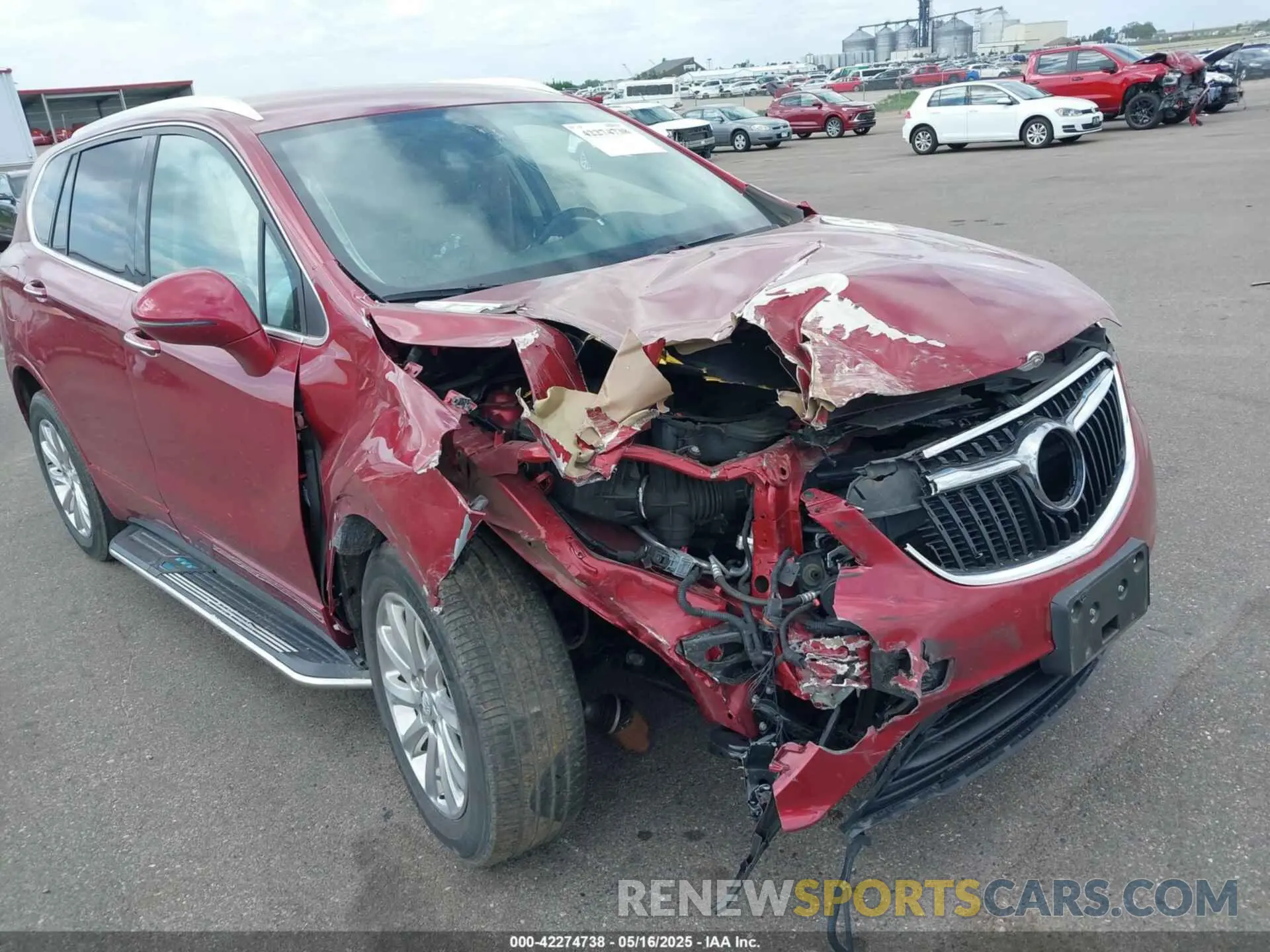 6 fotografías del automóvil dañado LRBFX2SA5LD049861 BUICK ENVISION 2020