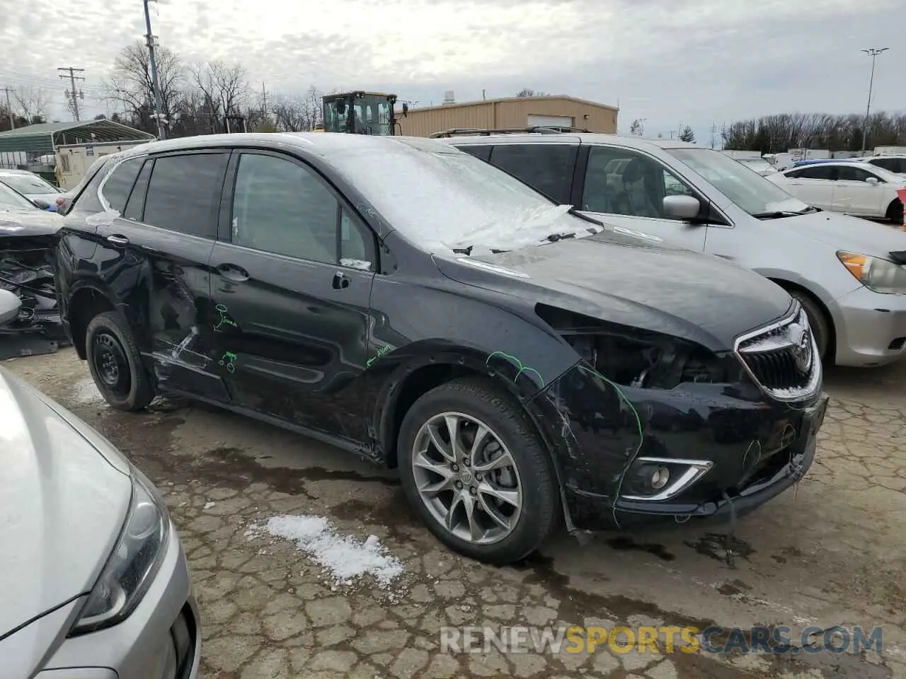 4 fotografías del automóvil dañado LRBFX2SA6LD126821 BUICK ENVISION 2020