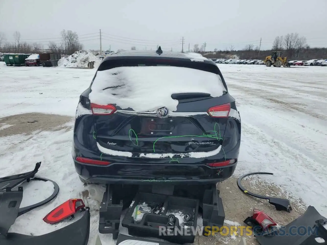 6 fotografías del automóvil dañado LRBFX2SA6LD126821 BUICK ENVISION 2020