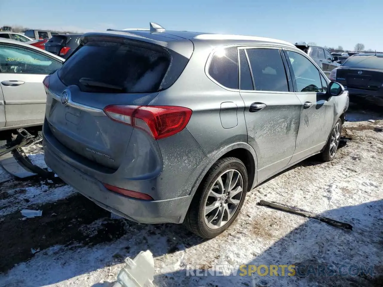 3 fotografías del automóvil dañado LRBFX2SA7LD177535 BUICK ENVISION 2020