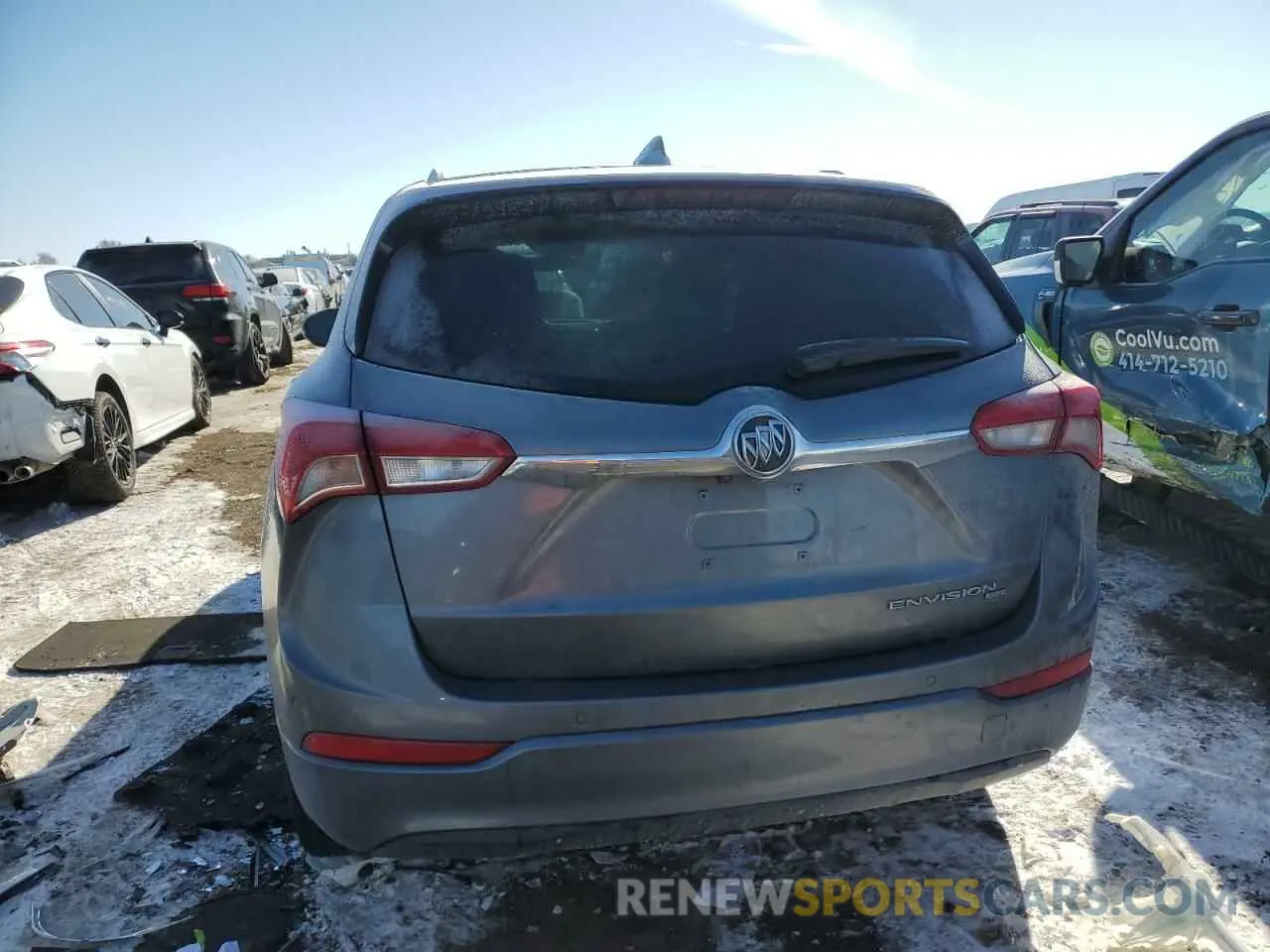 6 fotografías del automóvil dañado LRBFX2SA7LD177535 BUICK ENVISION 2020
