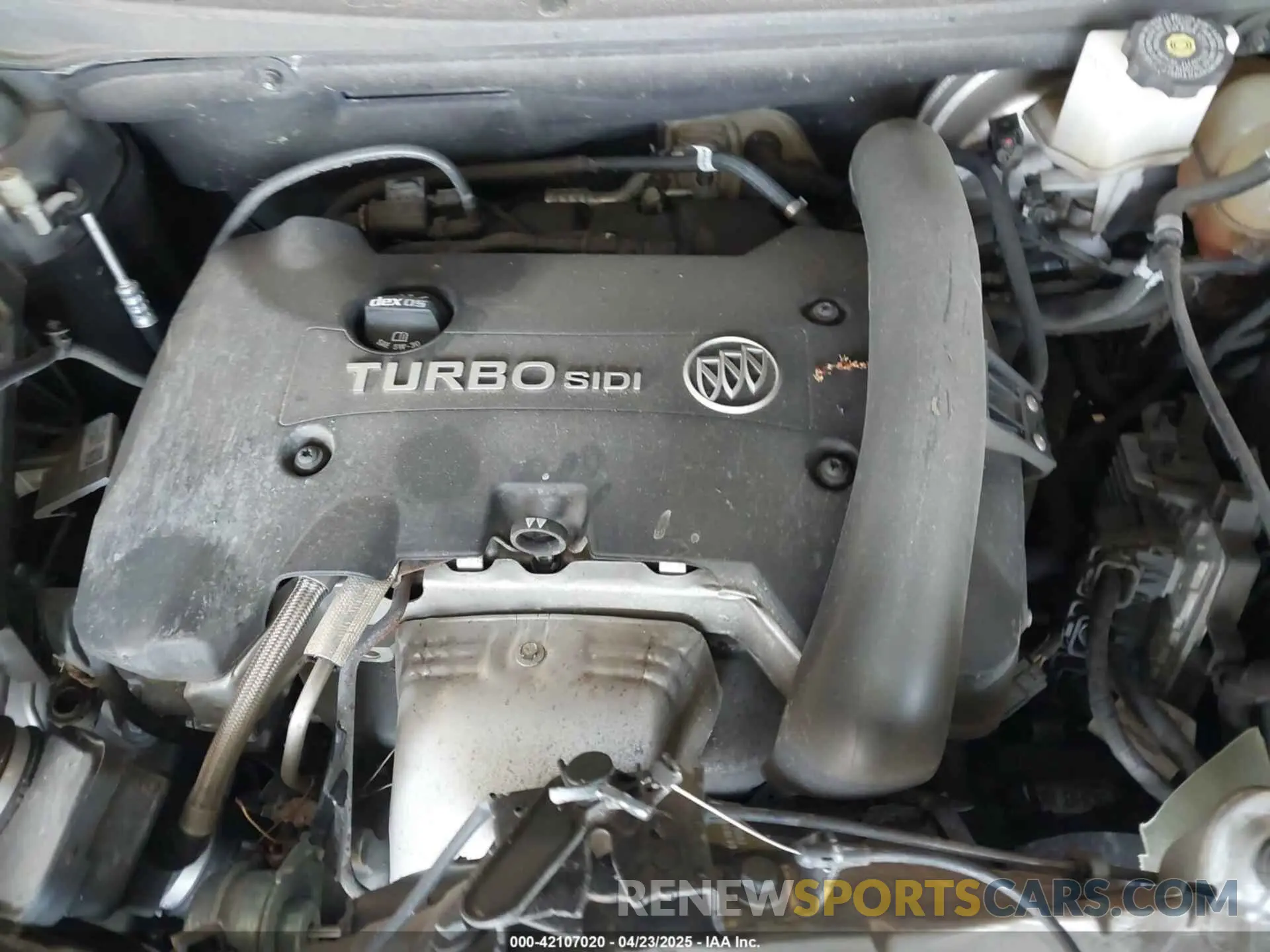 10 fotografías del automóvil dañado LRBFX3SX0LD148386 BUICK ENVISION 2020