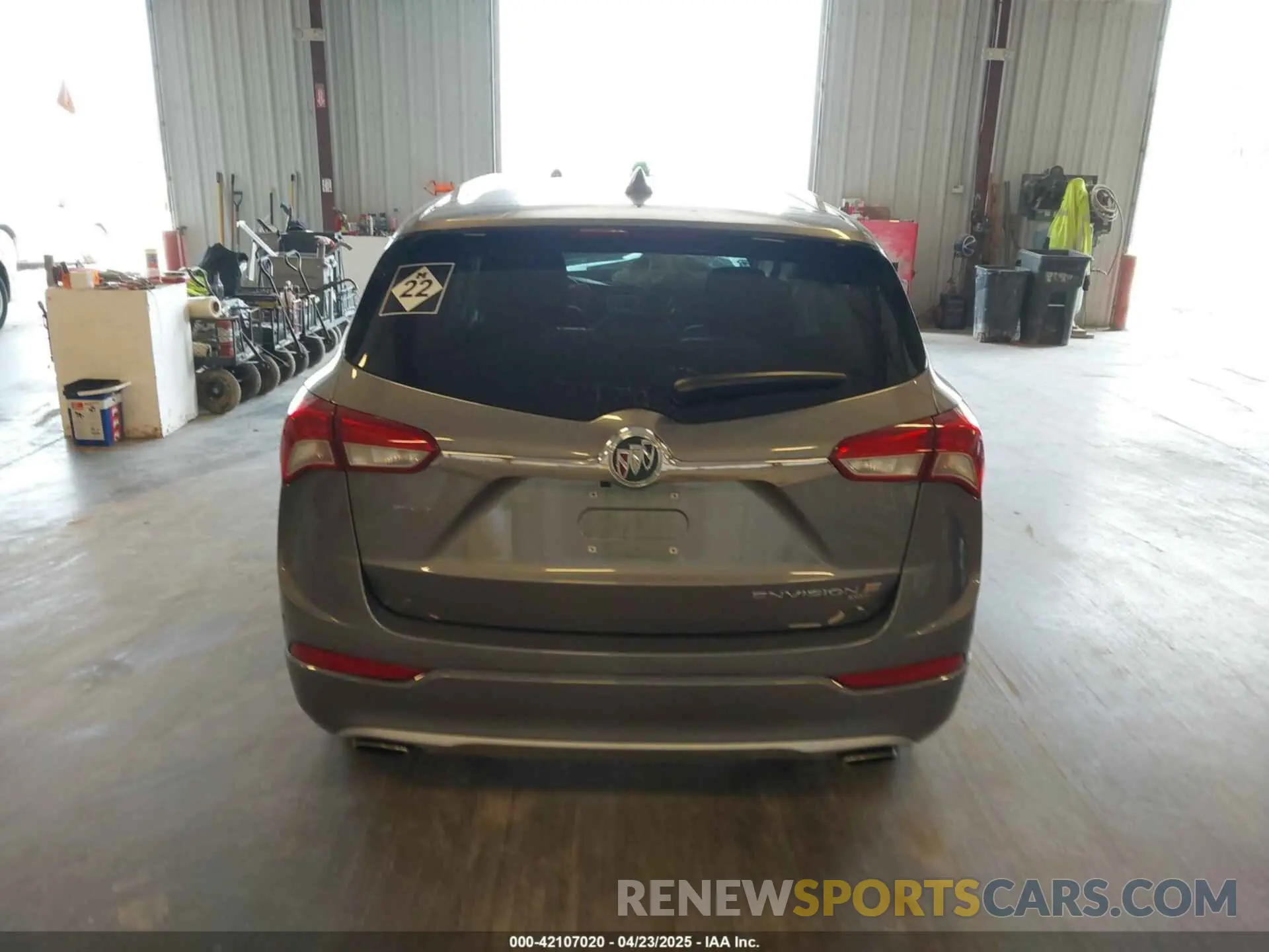 16 fotografías del automóvil dañado LRBFX3SX0LD148386 BUICK ENVISION 2020
