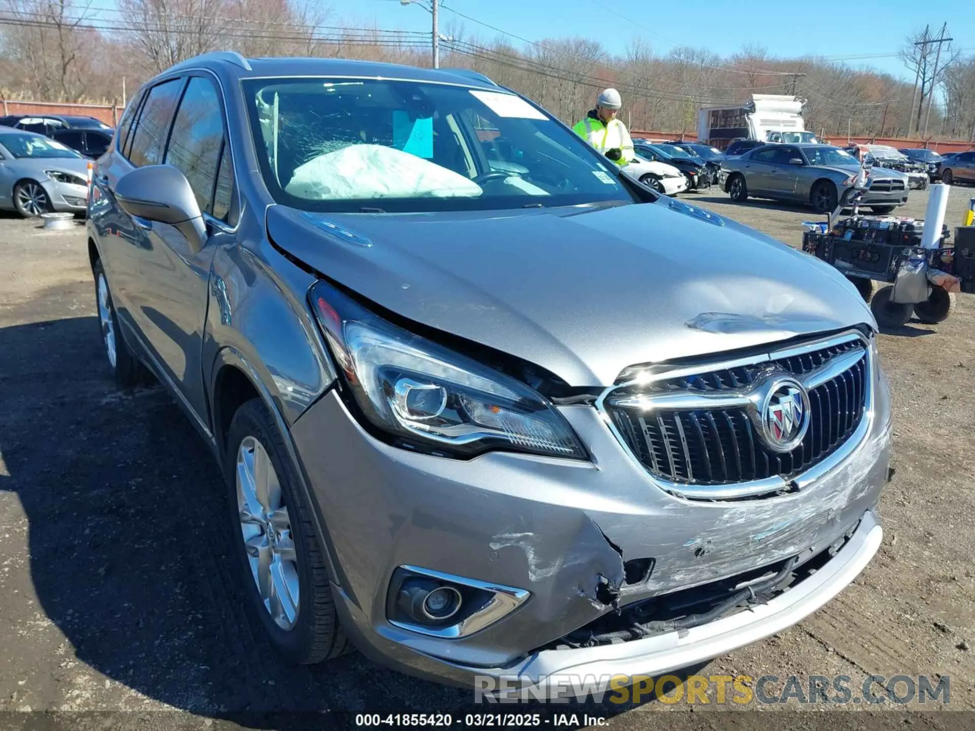 6 fotografías del automóvil dañado LRBFX3SX3LD165974 BUICK ENVISION 2020