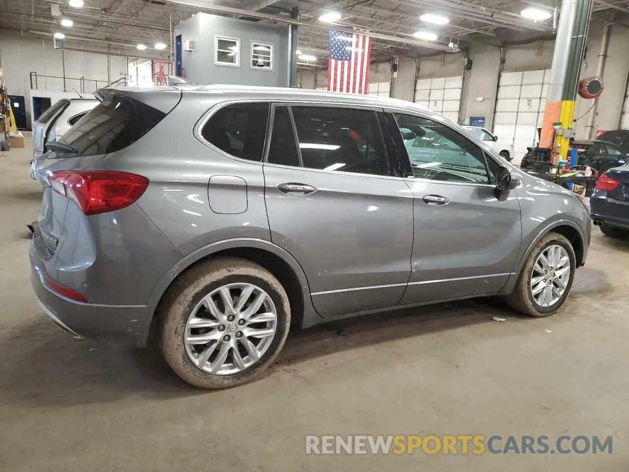 3 fotografías del automóvil dañado LRBFX4SX5LD032672 BUICK ENVISION 2020