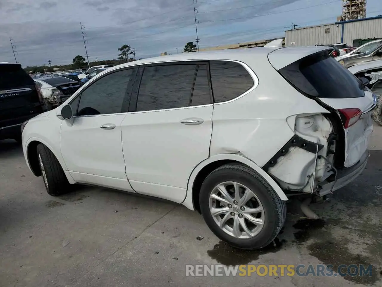 2 fotografías del automóvil dañado LRBFXASA9LD227958 BUICK ENVISION 2020