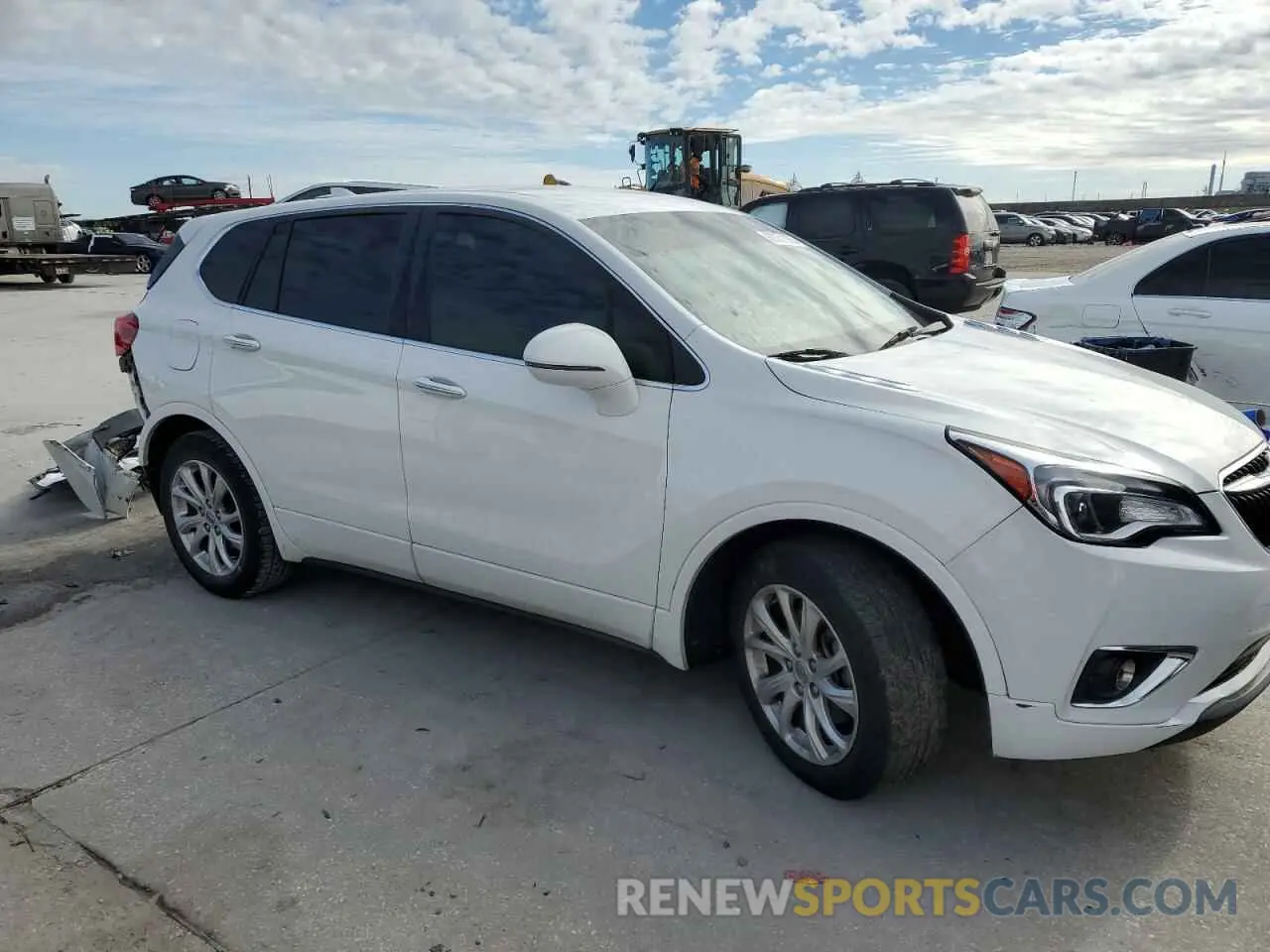 4 fotografías del automóvil dañado LRBFXASA9LD227958 BUICK ENVISION 2020