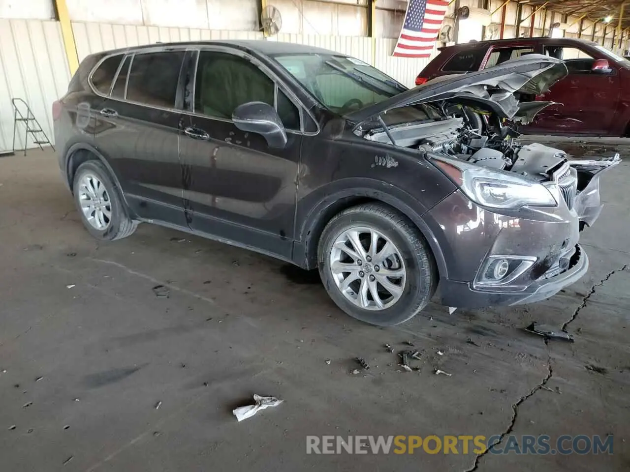 4 fotografías del automóvil dañado LRBFXBSA1LD178065 BUICK ENVISION 2020