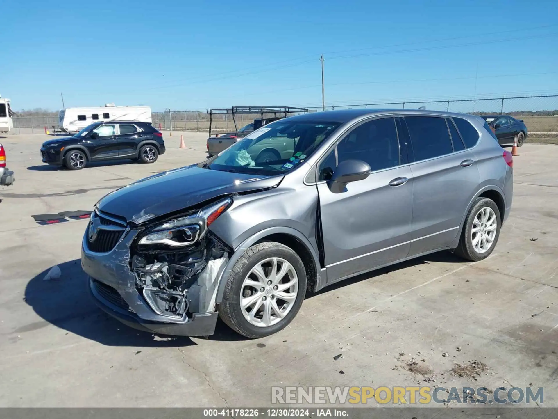 2 fotografías del automóvil dañado LRBFXBSA3LD113119 BUICK ENVISION 2020