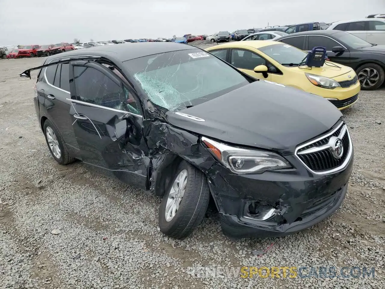 4 fotografías del automóvil dañado LRBFXBSA3LD147772 BUICK ENVISION 2020