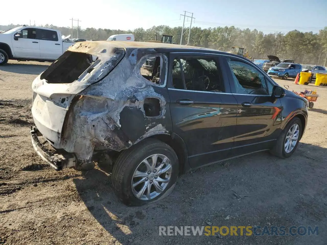 3 fotografías del automóvil dañado LRBFXBSA3LD212457 BUICK ENVISION 2020