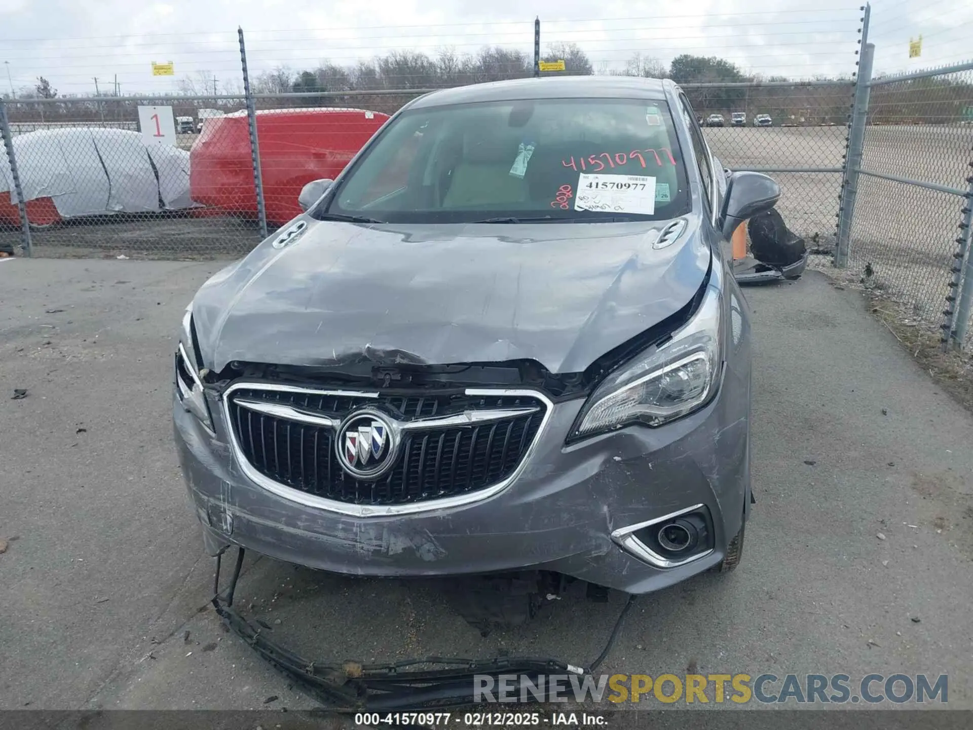 13 fotografías del automóvil dañado LRBFXBSA4LD085332 BUICK ENVISION 2020