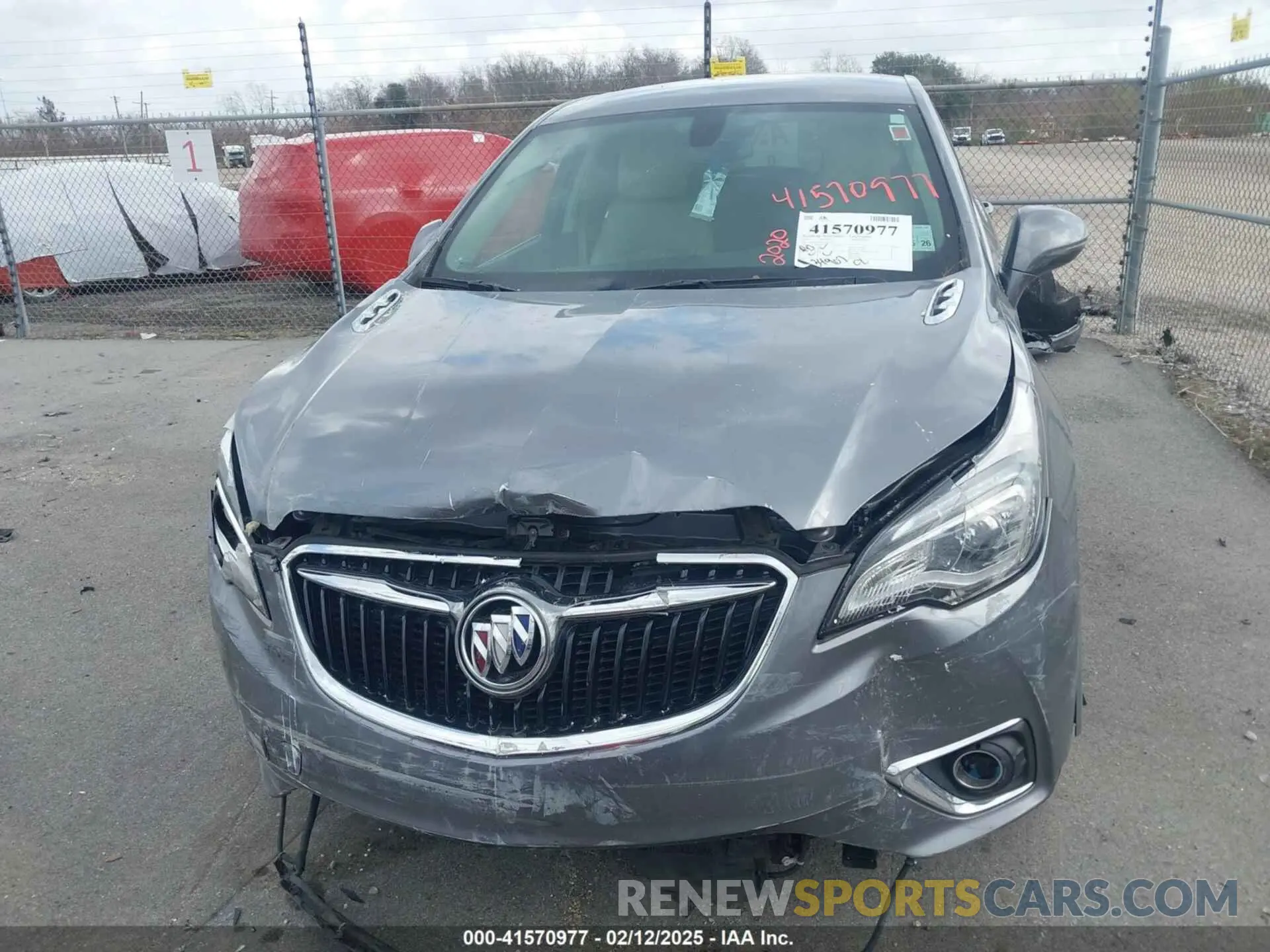 6 fotografías del automóvil dañado LRBFXBSA4LD085332 BUICK ENVISION 2020