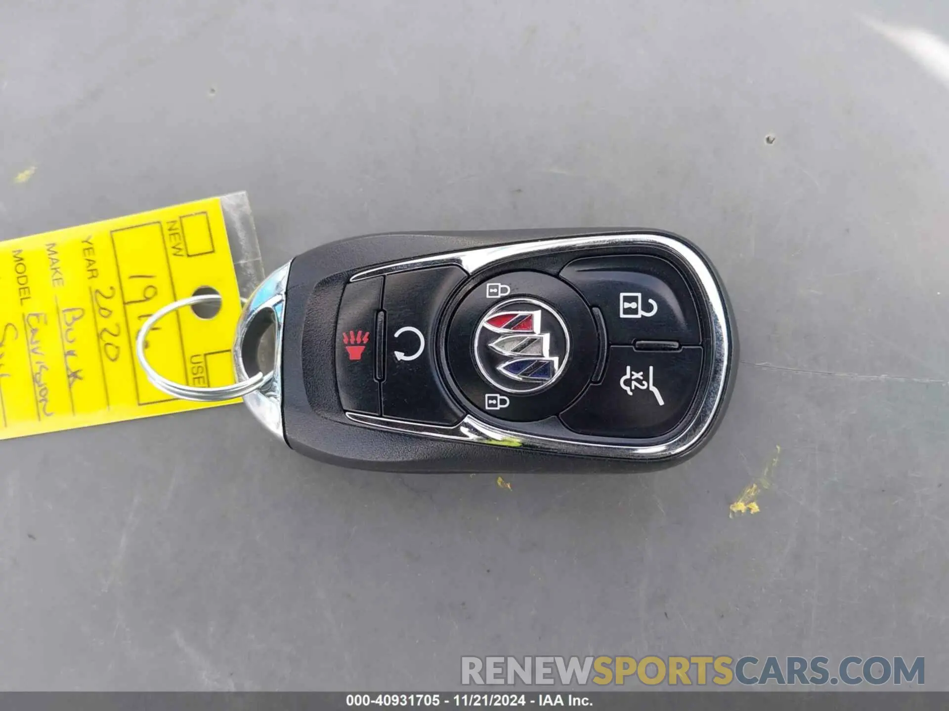 11 fotografías del automóvil dañado LRBFXBSA4LD141916 BUICK ENVISION 2020