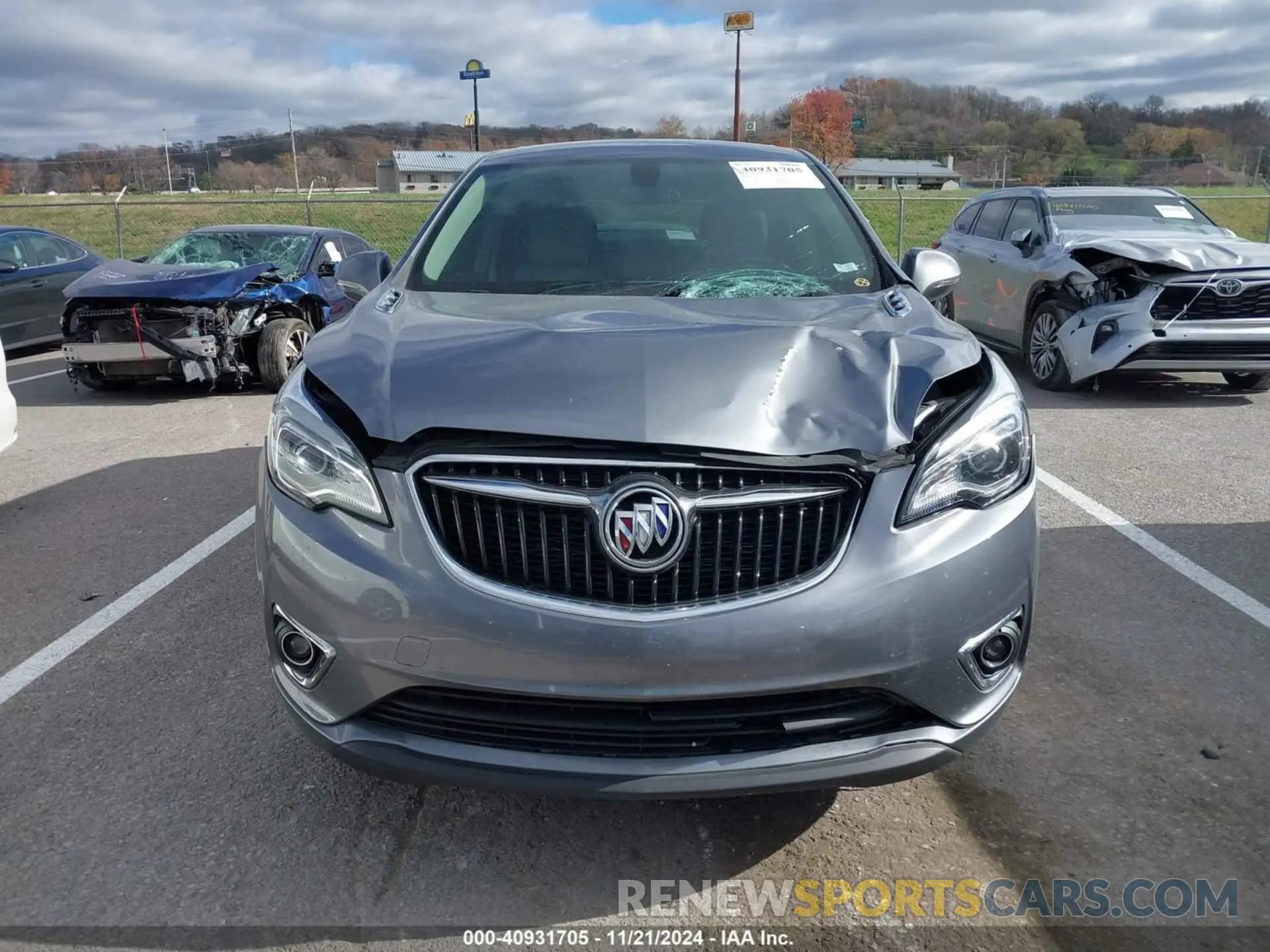 12 fotografías del automóvil dañado LRBFXBSA4LD141916 BUICK ENVISION 2020