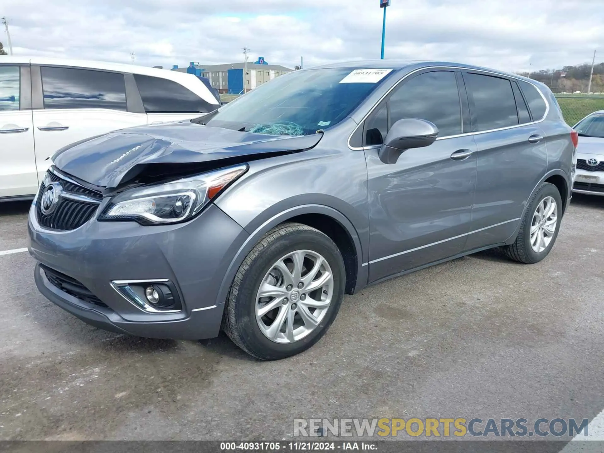 2 fotografías del automóvil dañado LRBFXBSA4LD141916 BUICK ENVISION 2020