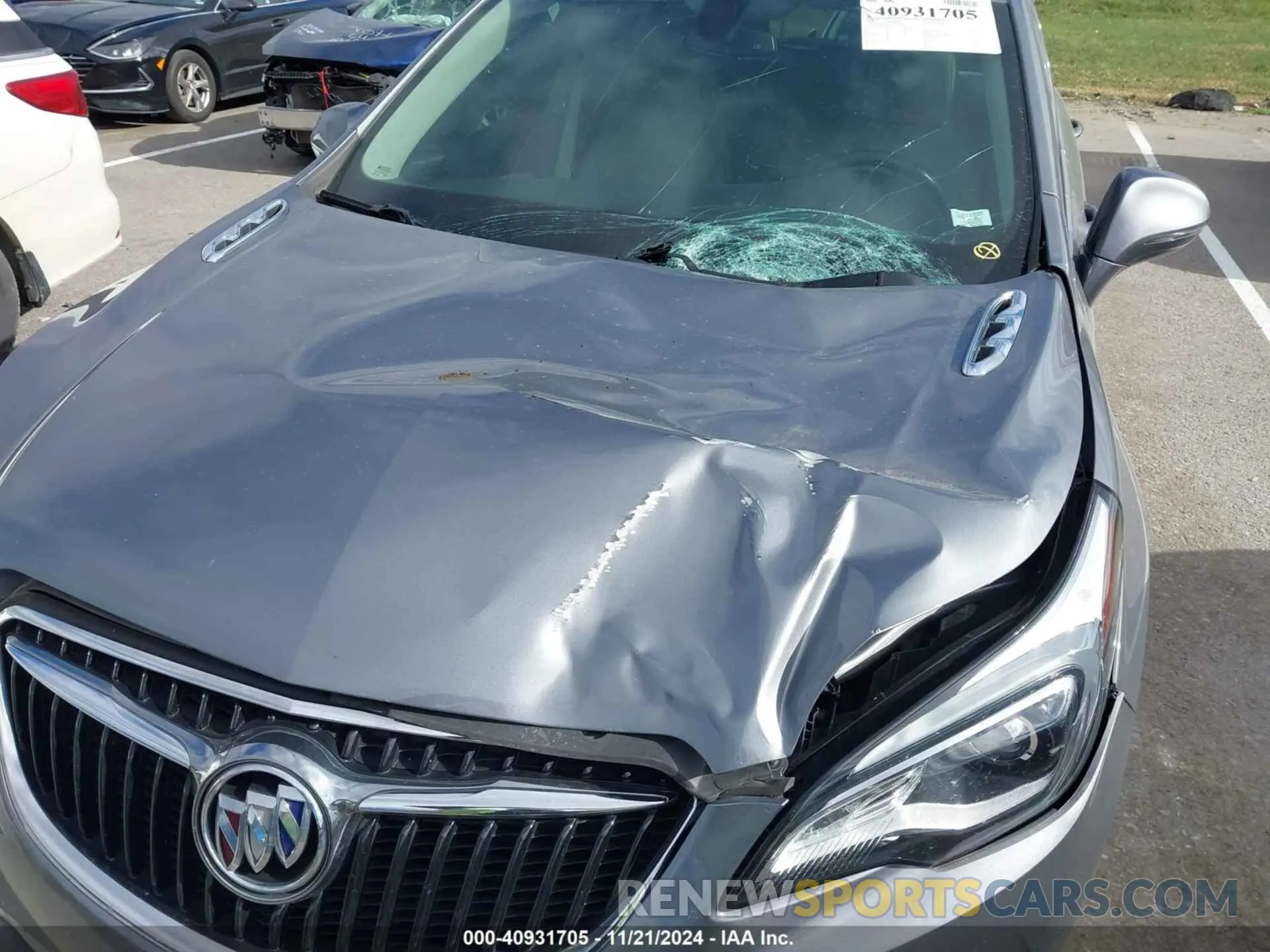 6 fotografías del automóvil dañado LRBFXBSA4LD141916 BUICK ENVISION 2020