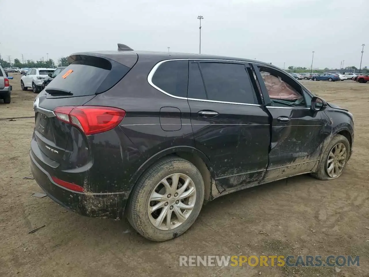 3 fotografías del automóvil dañado LRBFXBSA5LD065770 BUICK ENVISION 2020