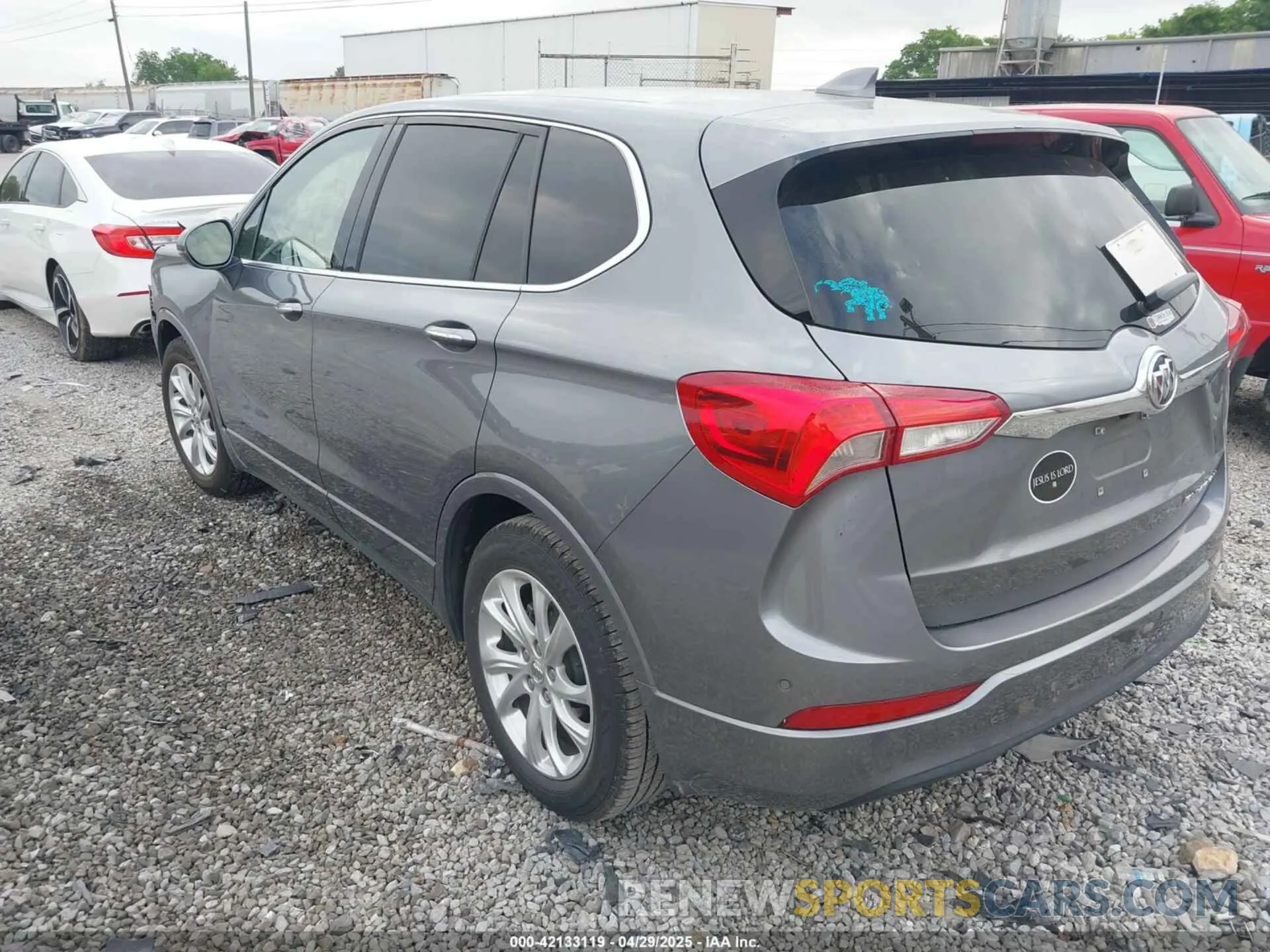 3 fotografías del automóvil dañado LRBFXBSA6LD155235 BUICK ENVISION 2020