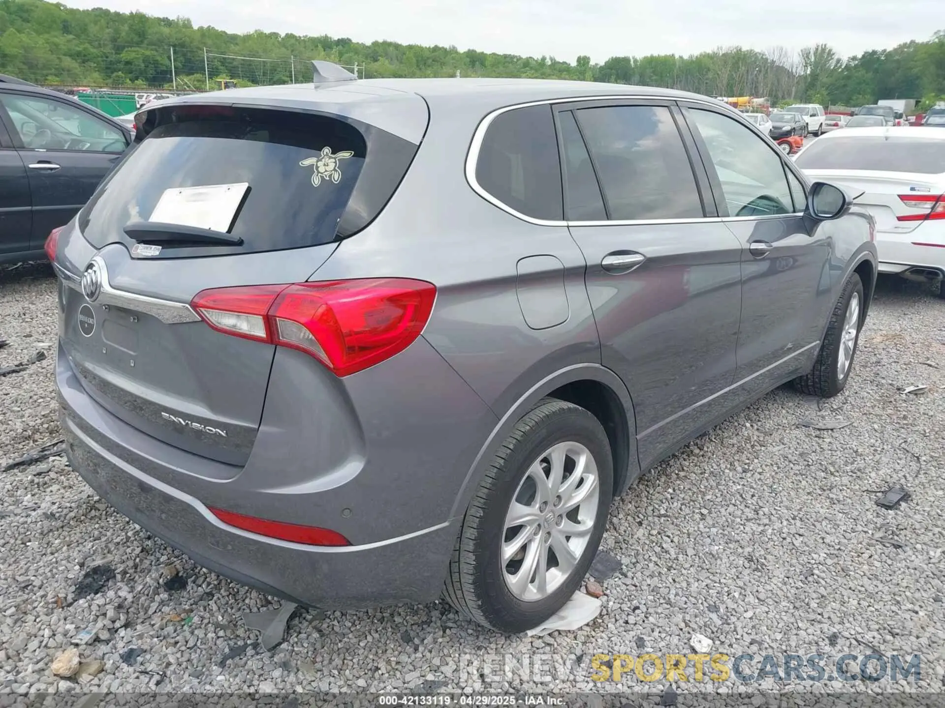 4 fotografías del automóvil dañado LRBFXBSA6LD155235 BUICK ENVISION 2020