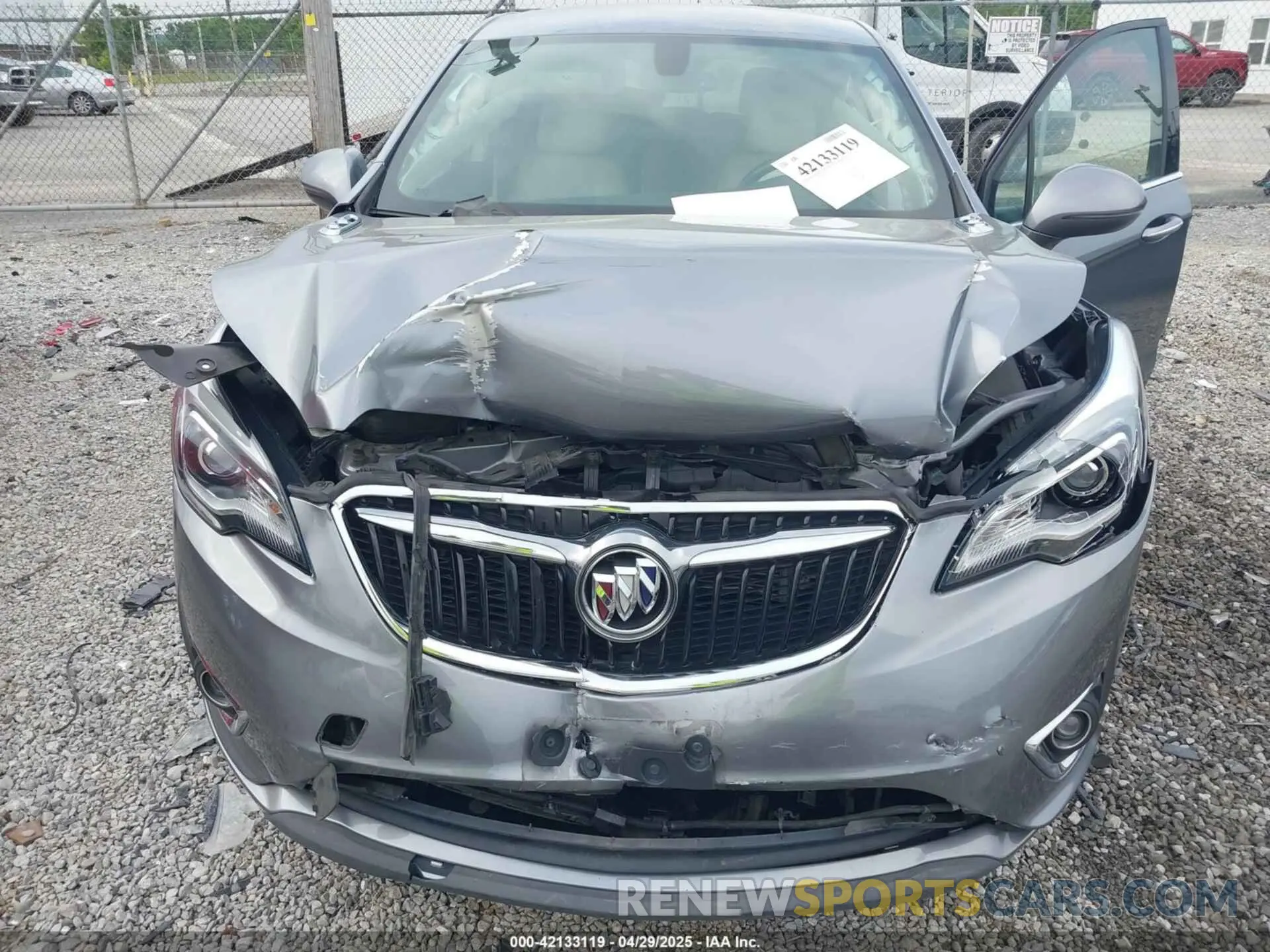 6 fotografías del automóvil dañado LRBFXBSA6LD155235 BUICK ENVISION 2020