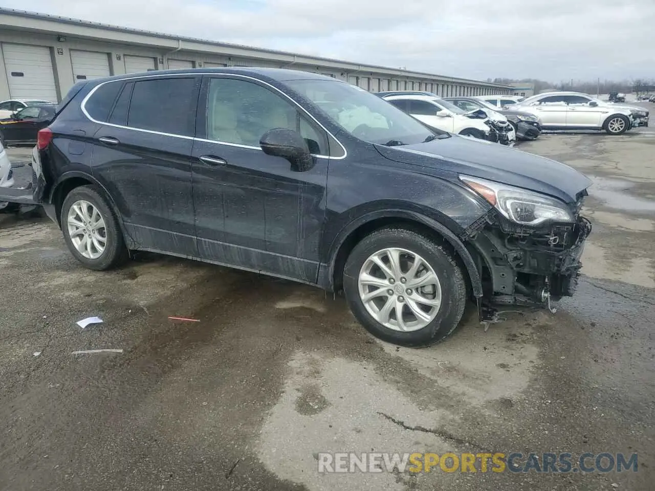 4 fotografías del automóvil dañado LRBFXBSA7LD156183 BUICK ENVISION 2020