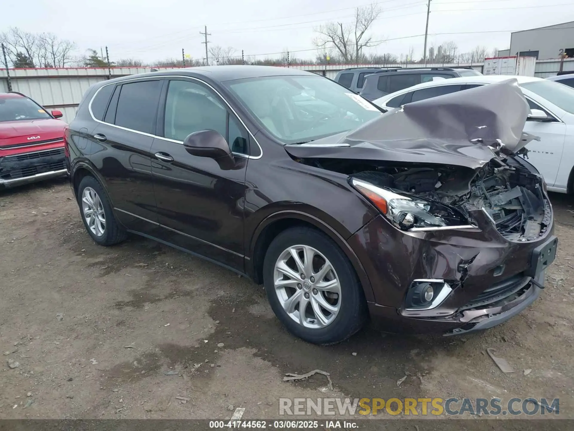 1 fotografías del automóvil dañado LRBFXBSA7LD157480 BUICK ENVISION 2020