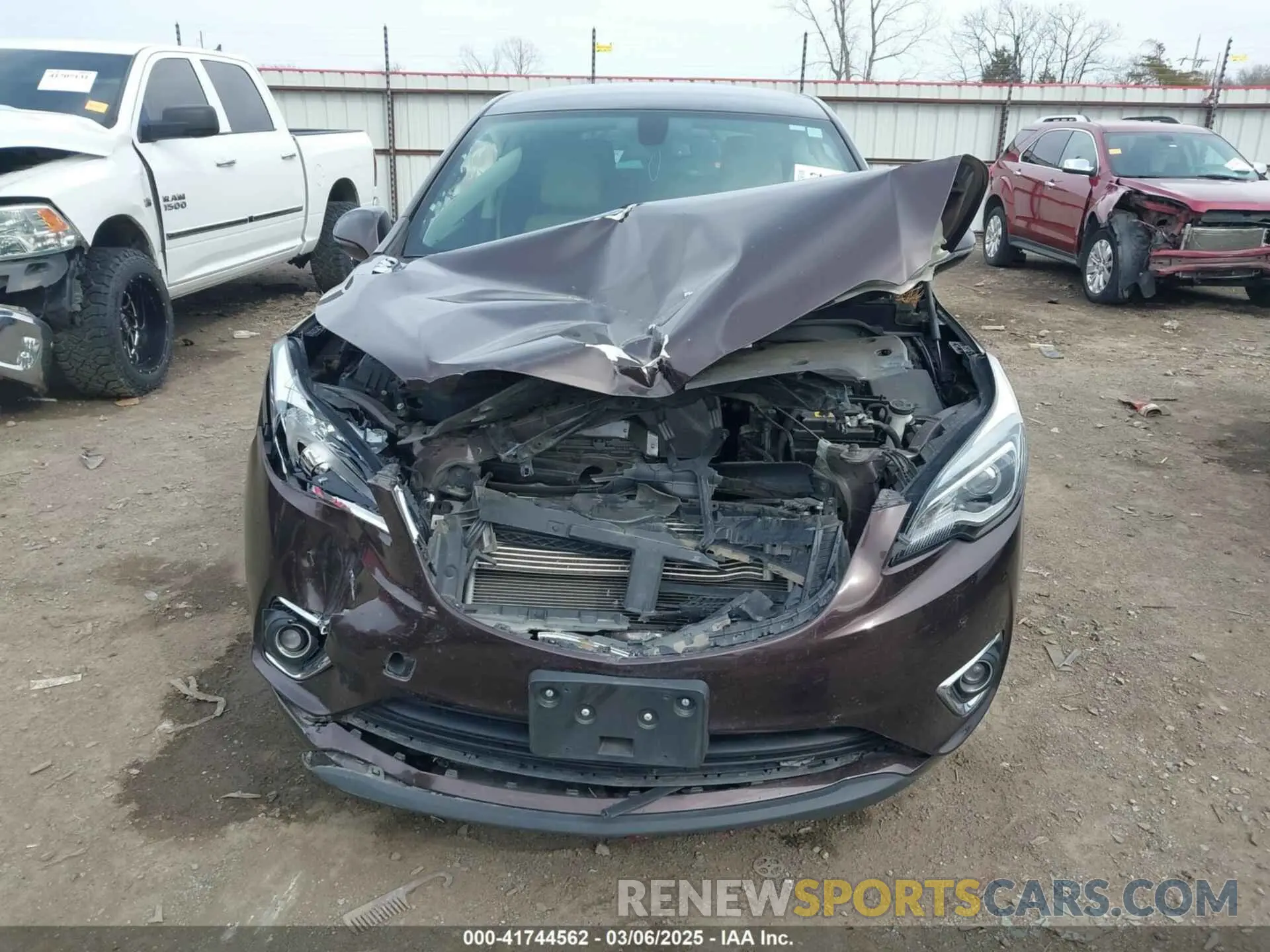 11 fotografías del automóvil dañado LRBFXBSA7LD157480 BUICK ENVISION 2020
