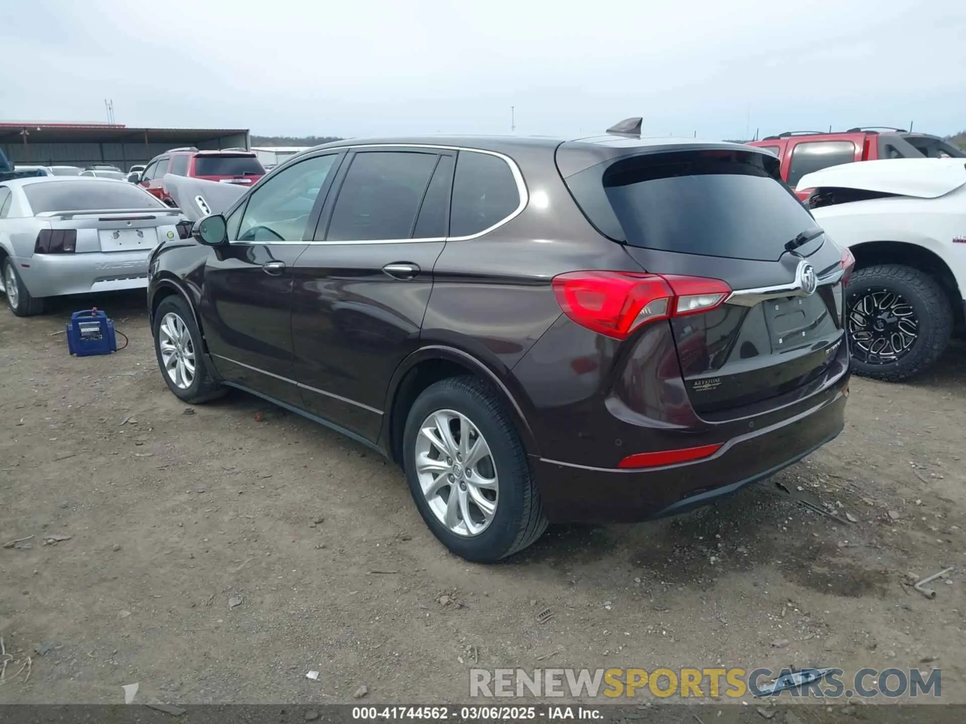 3 fotografías del automóvil dañado LRBFXBSA7LD157480 BUICK ENVISION 2020