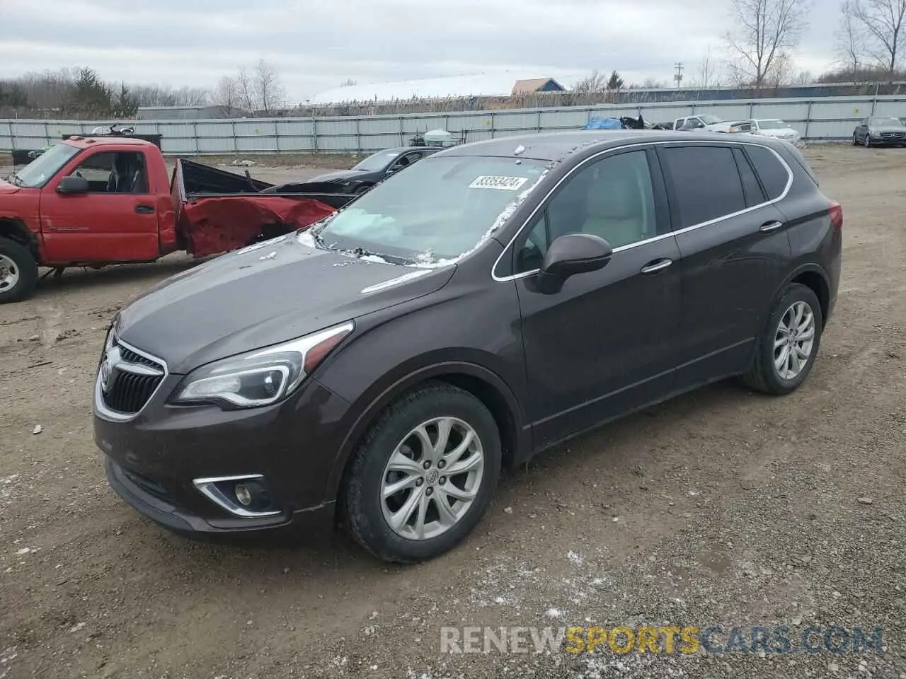 1 fotografías del automóvil dañado LRBFXBSA8LD015686 BUICK ENVISION 2020