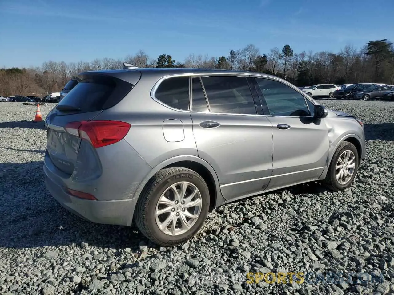 3 fotografías del automóvil dañado LRBFXBSA8LD198314 BUICK ENVISION 2020