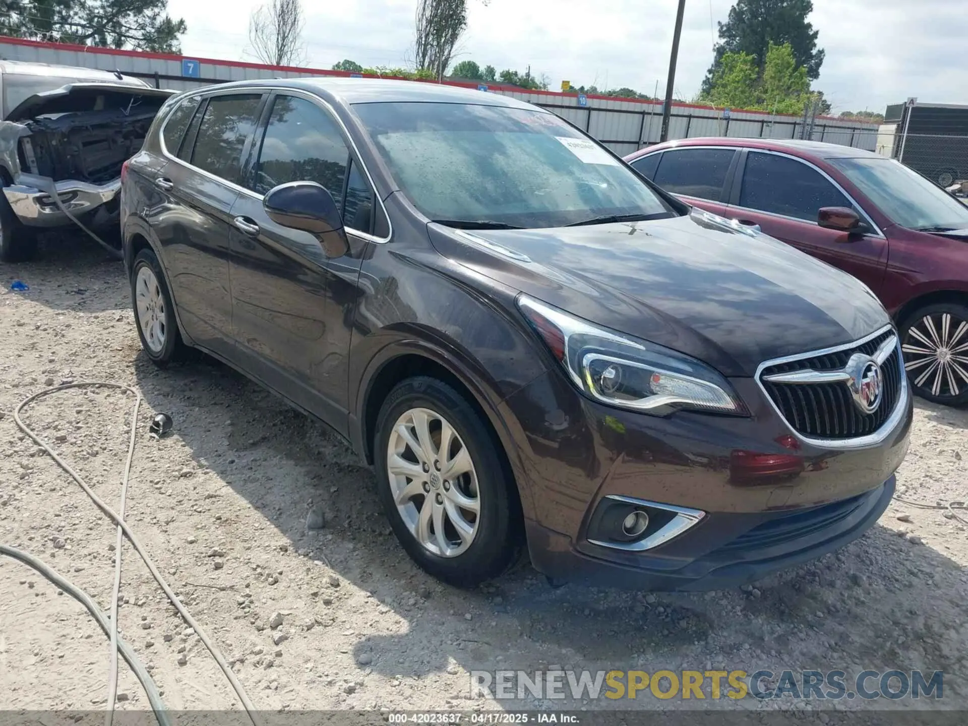 1 fotografías del automóvil dañado LRBFXBSA9LD033260 BUICK ENVISION 2020