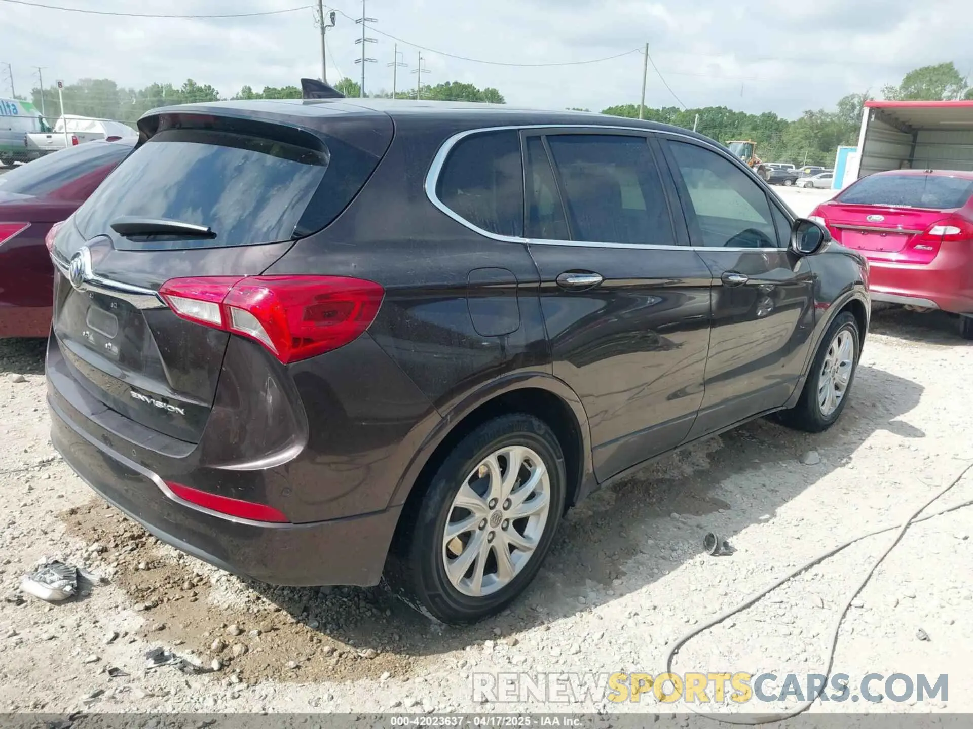 4 fotografías del automóvil dañado LRBFXBSA9LD033260 BUICK ENVISION 2020
