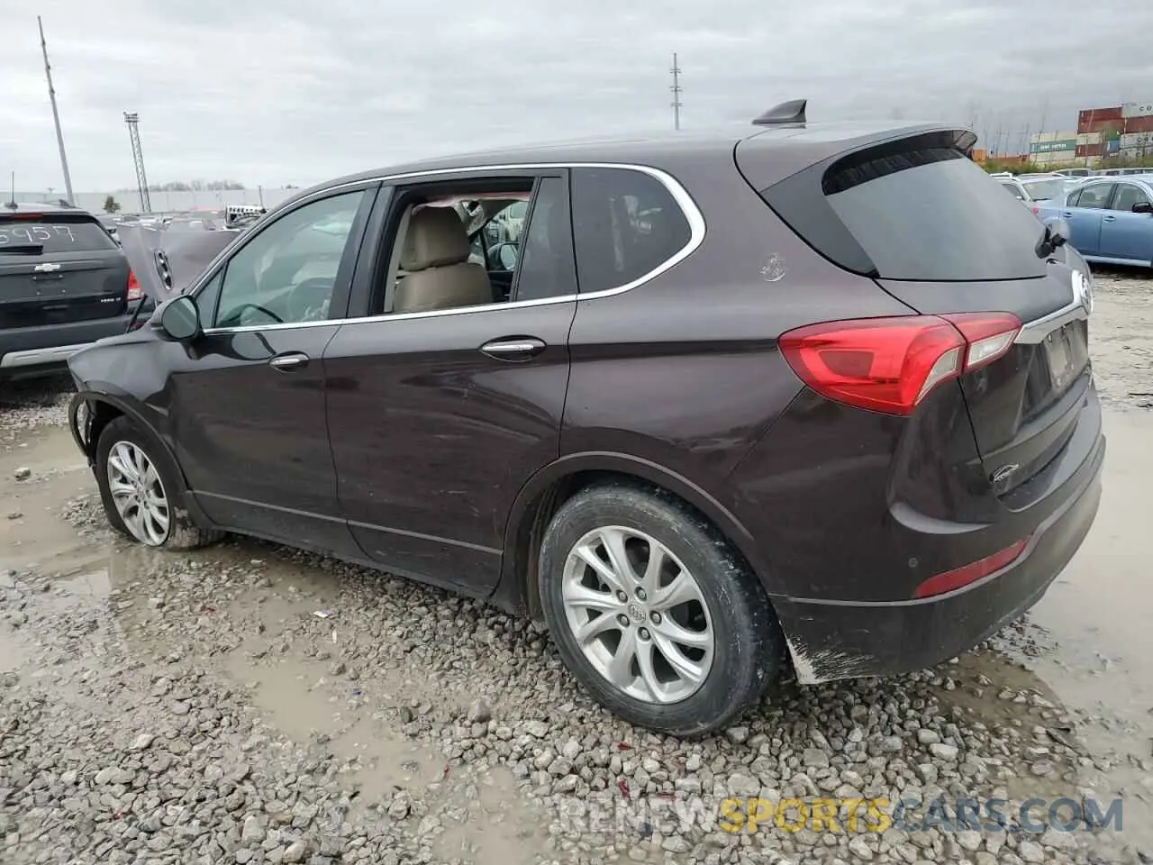 2 fotografías del automóvil dañado LRBFXBSAXLD110685 BUICK ENVISION 2020