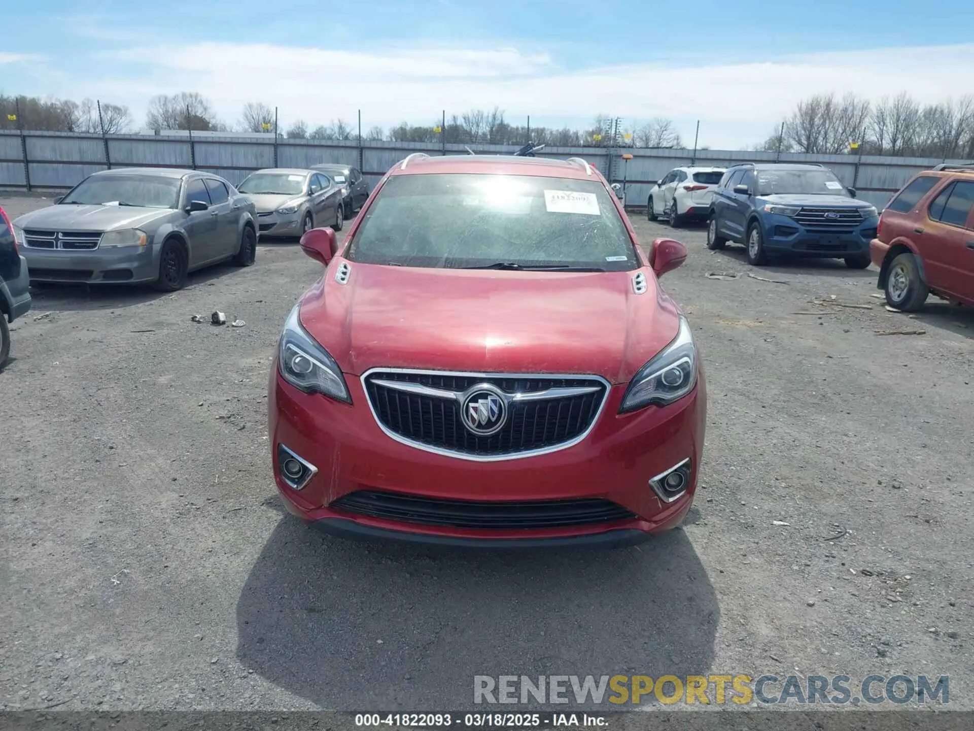 12 fotografías del automóvil dañado LRBFXCSA2LD019996 BUICK ENVISION 2020