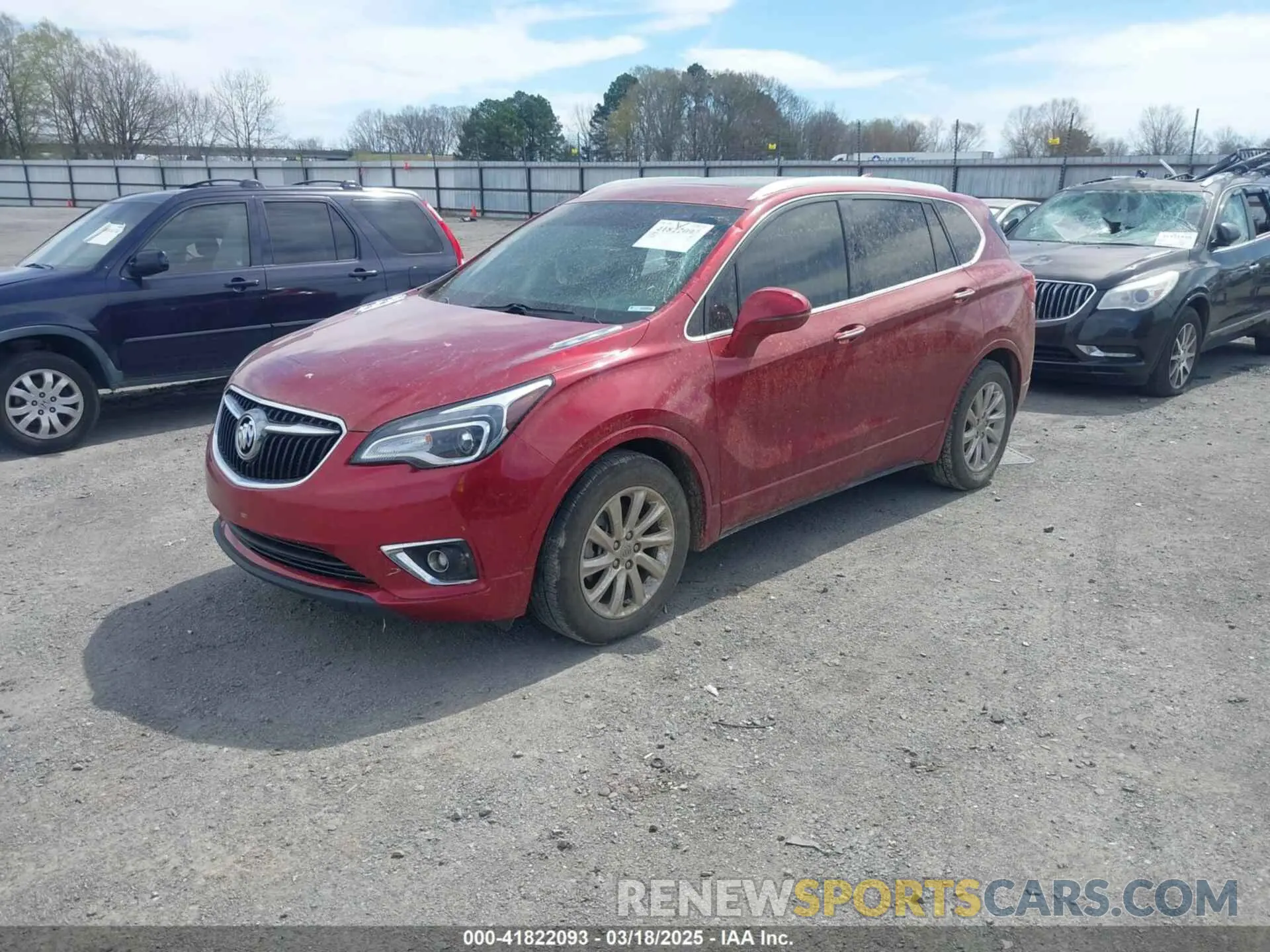 2 fotografías del automóvil dañado LRBFXCSA2LD019996 BUICK ENVISION 2020