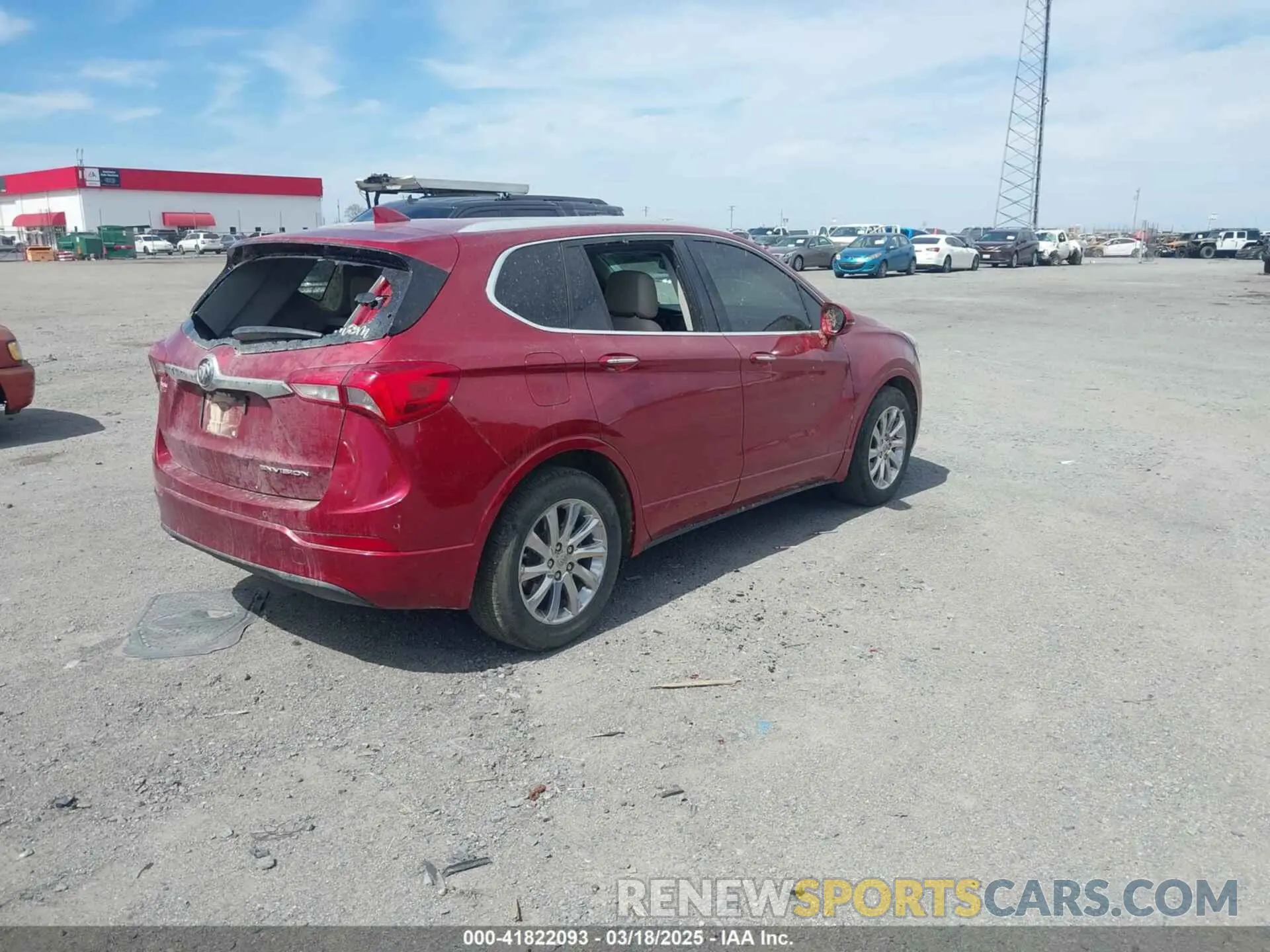4 fotografías del automóvil dañado LRBFXCSA2LD019996 BUICK ENVISION 2020