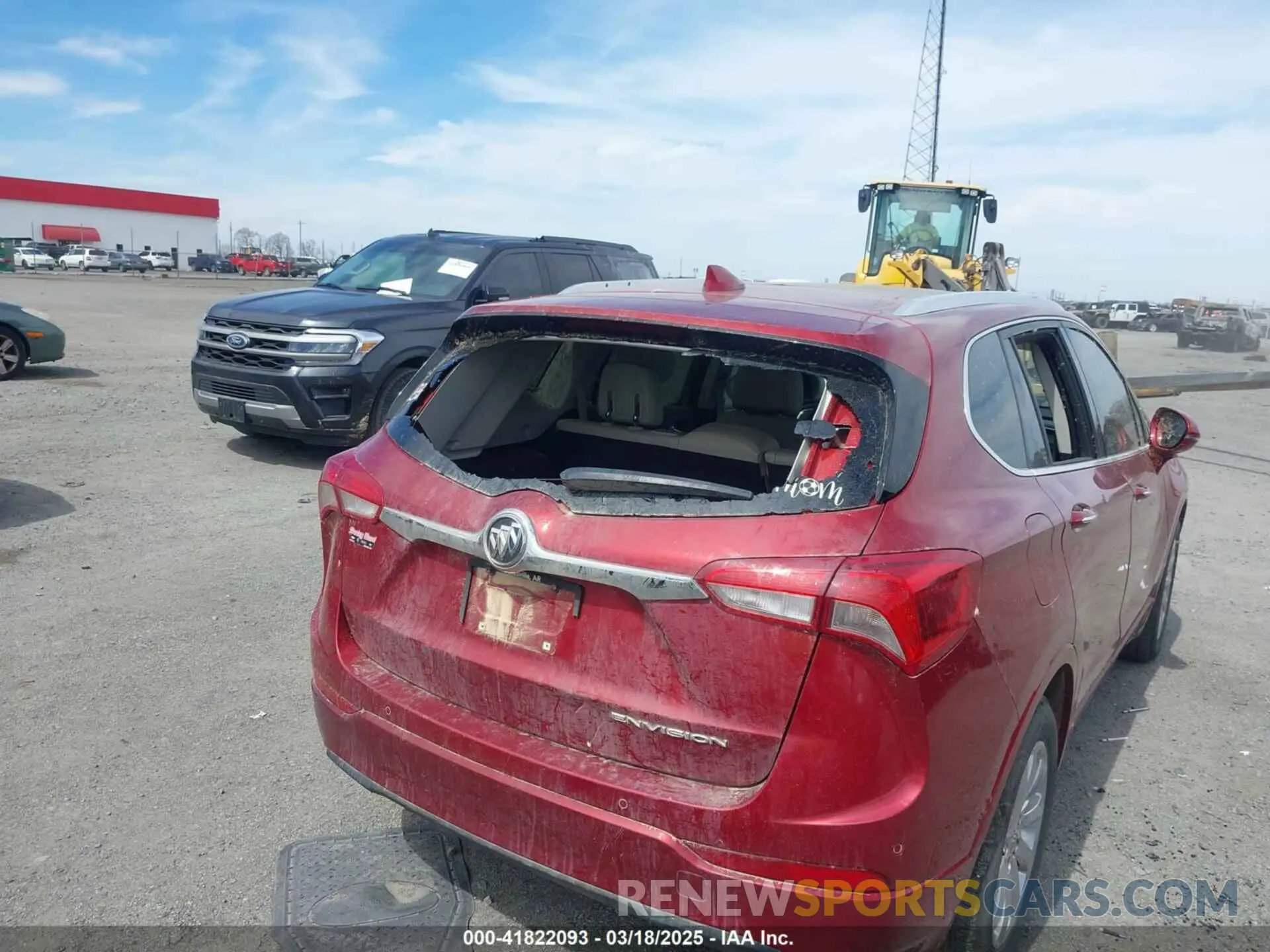 6 fotografías del automóvil dañado LRBFXCSA2LD019996 BUICK ENVISION 2020