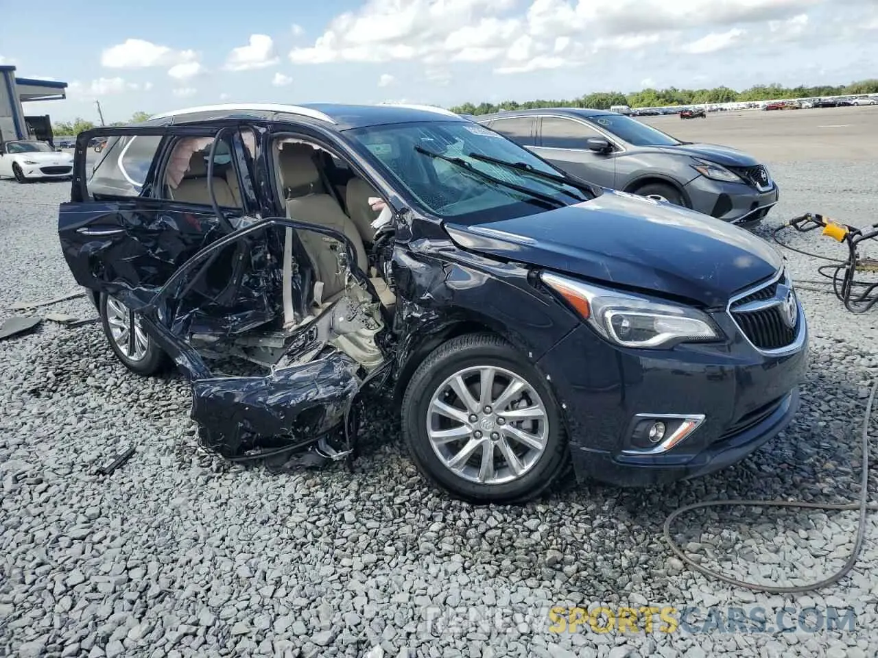 4 fotografías del automóvil dañado LRBFXCSA2LD081057 BUICK ENVISION 2020