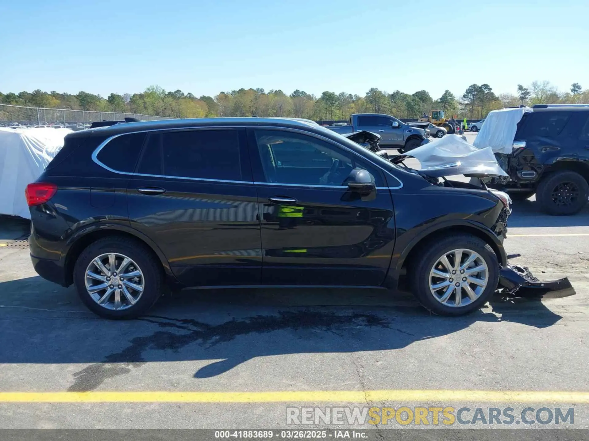 13 fotografías del automóvil dañado LRBFXCSA3LD100196 BUICK ENVISION 2020