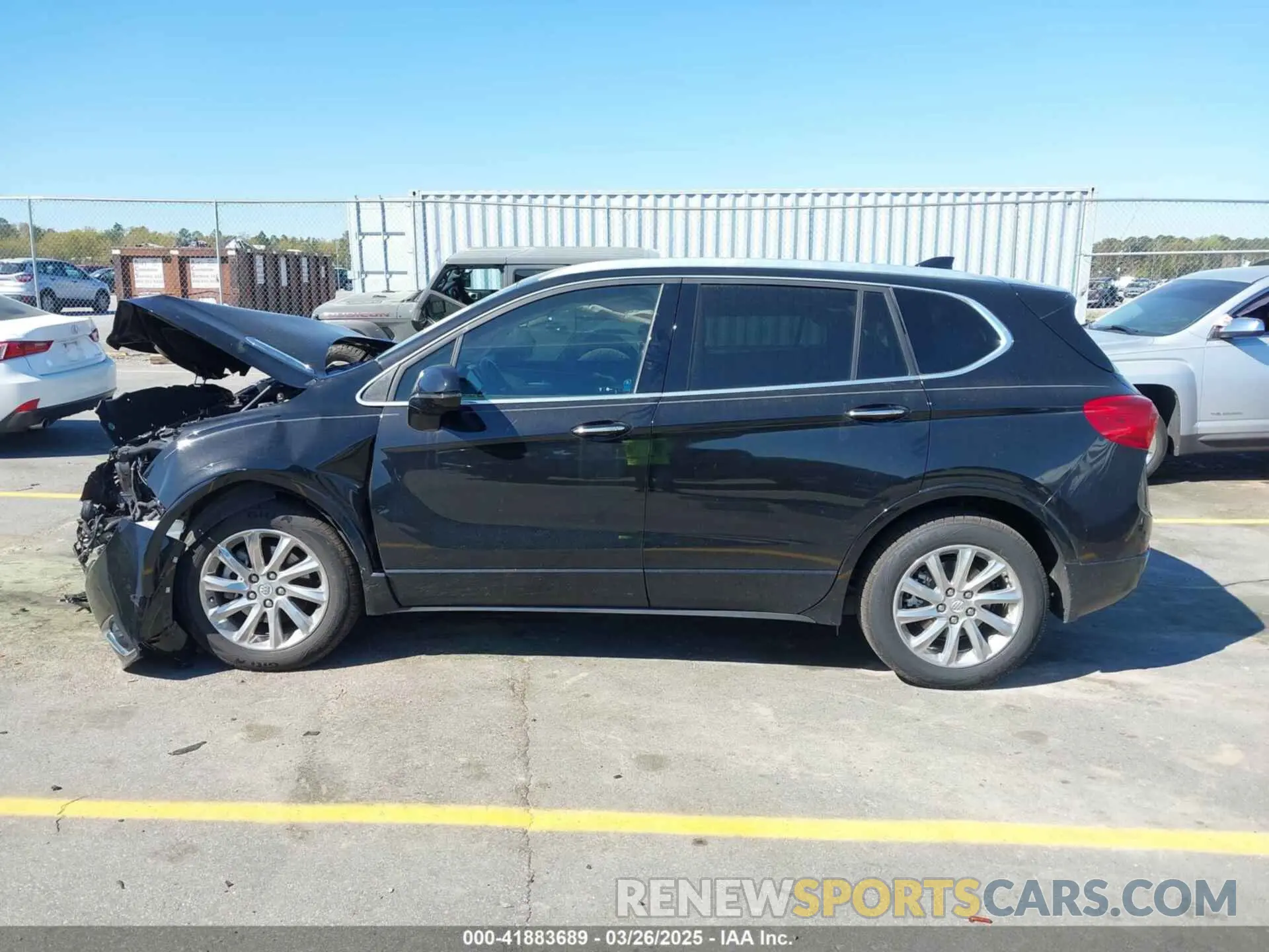 14 fotografías del automóvil dañado LRBFXCSA3LD100196 BUICK ENVISION 2020