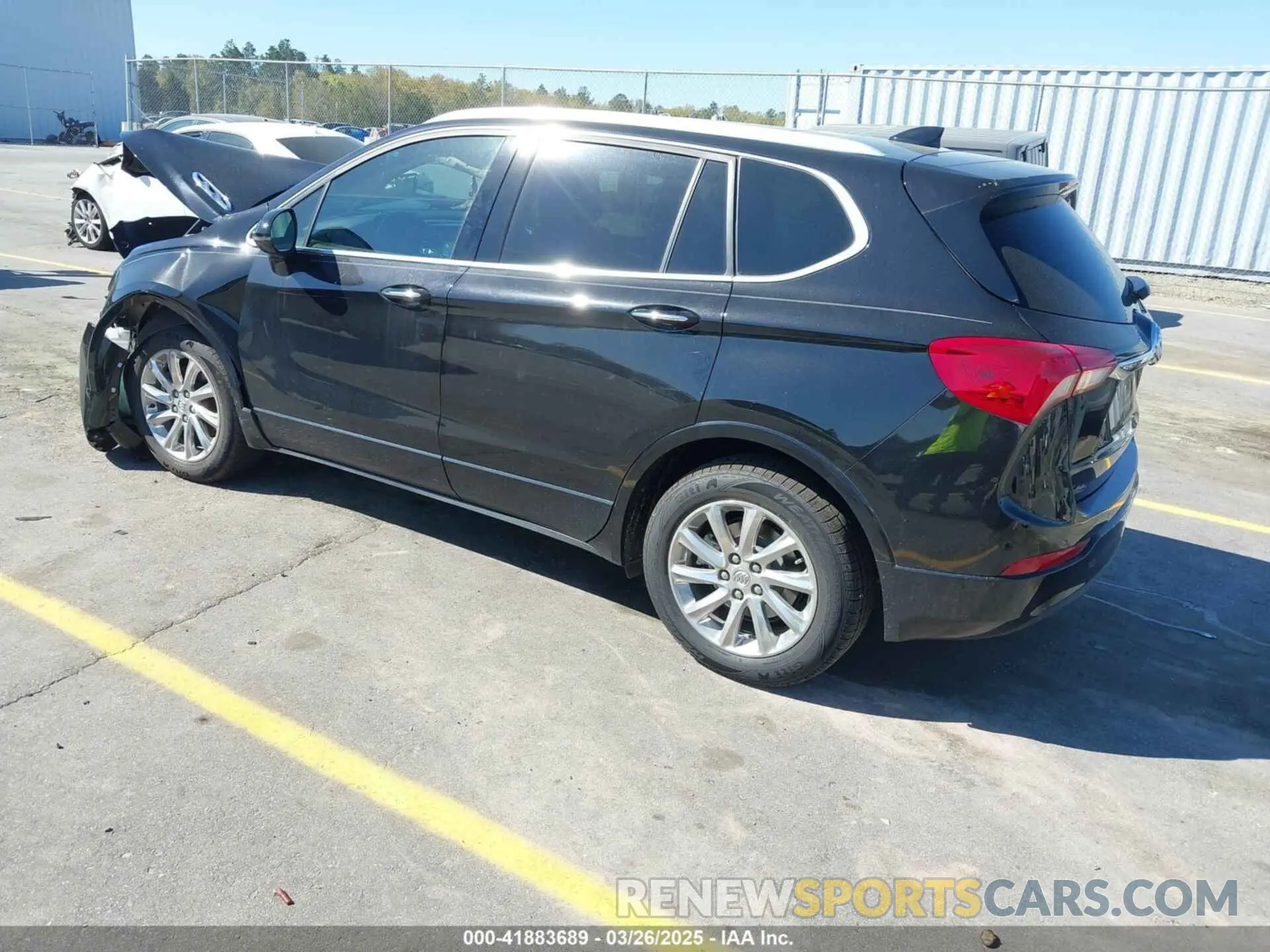 3 fotografías del automóvil dañado LRBFXCSA3LD100196 BUICK ENVISION 2020