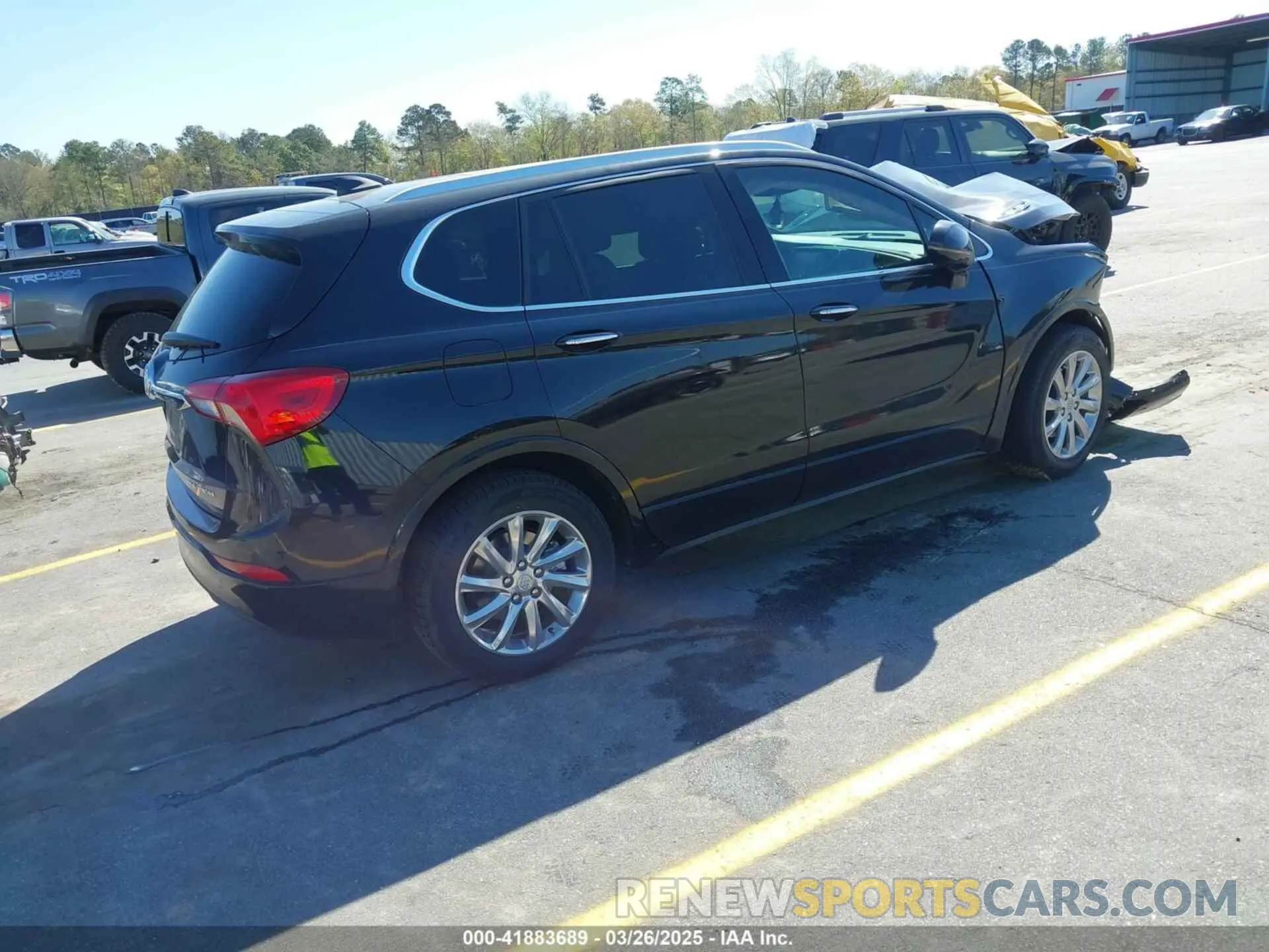 4 fotografías del automóvil dañado LRBFXCSA3LD100196 BUICK ENVISION 2020