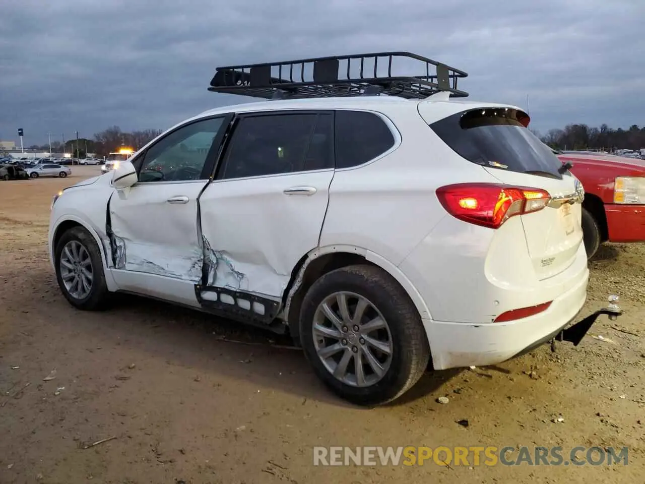2 fotografías del automóvil dañado LRBFXCSA3LD227773 BUICK ENVISION 2020