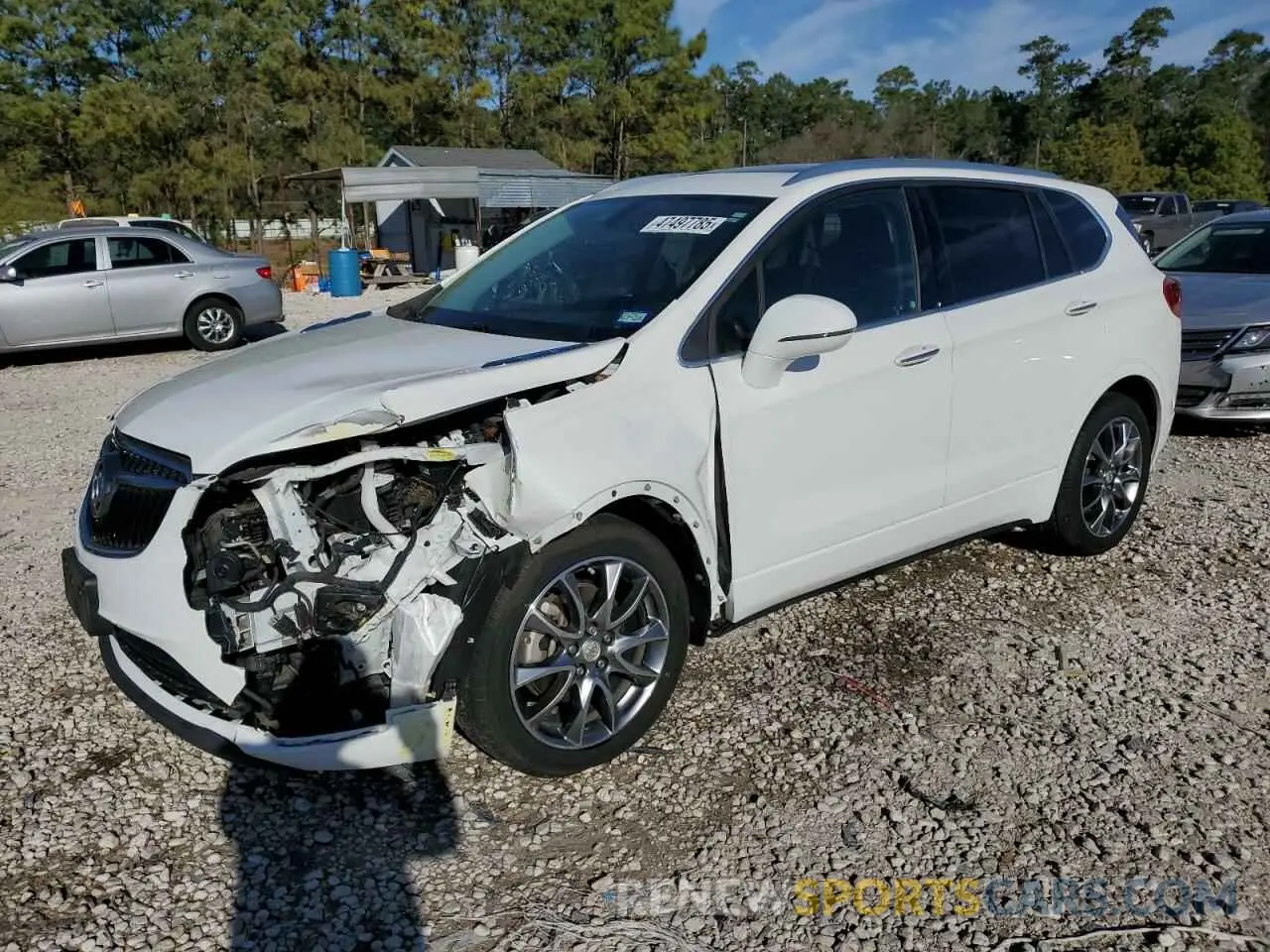 1 fotografías del automóvil dañado LRBFXCSA4LD159404 BUICK ENVISION 2020