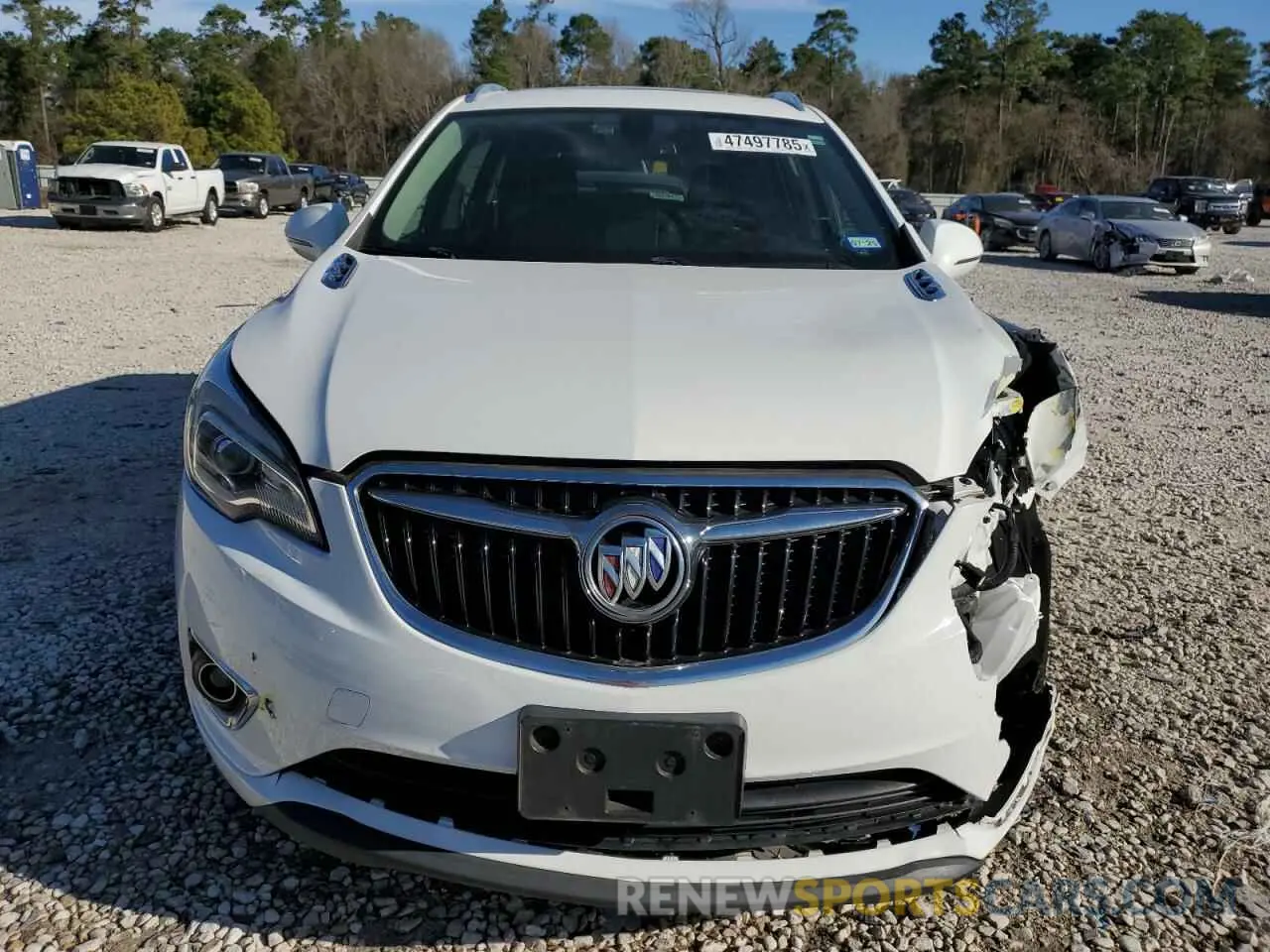 5 fotografías del automóvil dañado LRBFXCSA4LD159404 BUICK ENVISION 2020